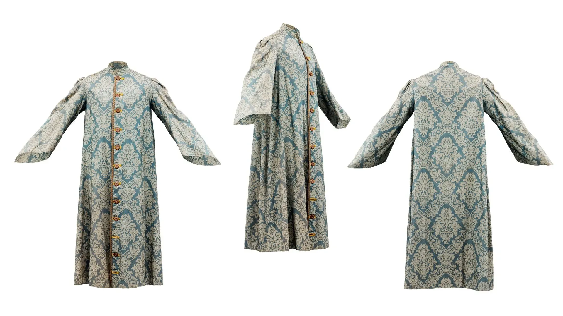 Flowerpot Robe Closed 3D Scanned Clothing