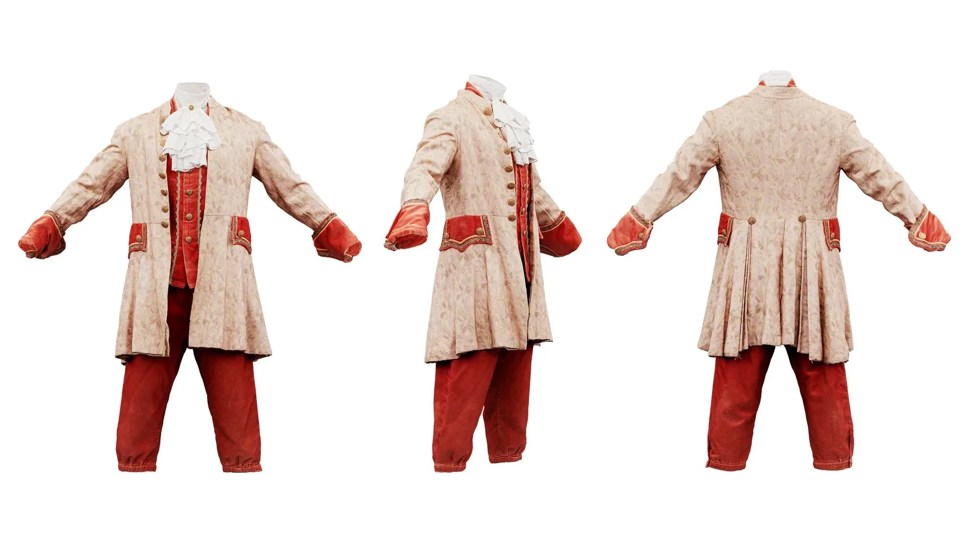 Leaf Renaissance 3D Scanned Clothing