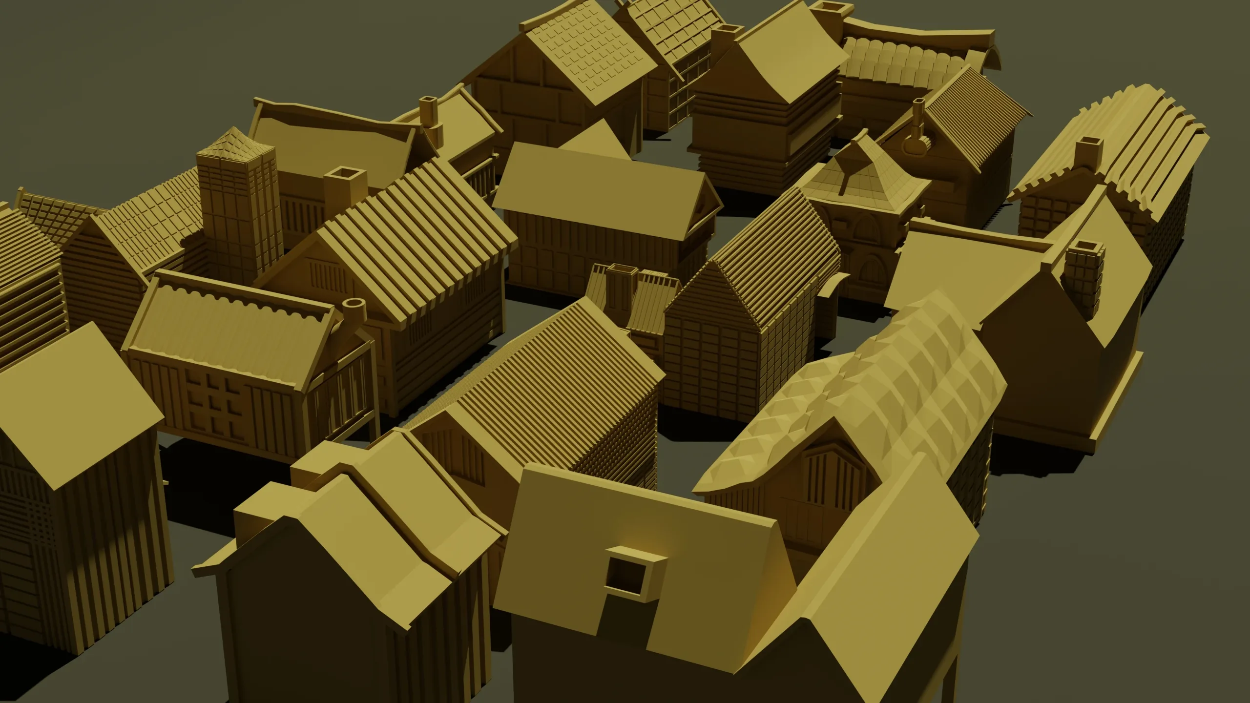 3D Medieval Building Pack