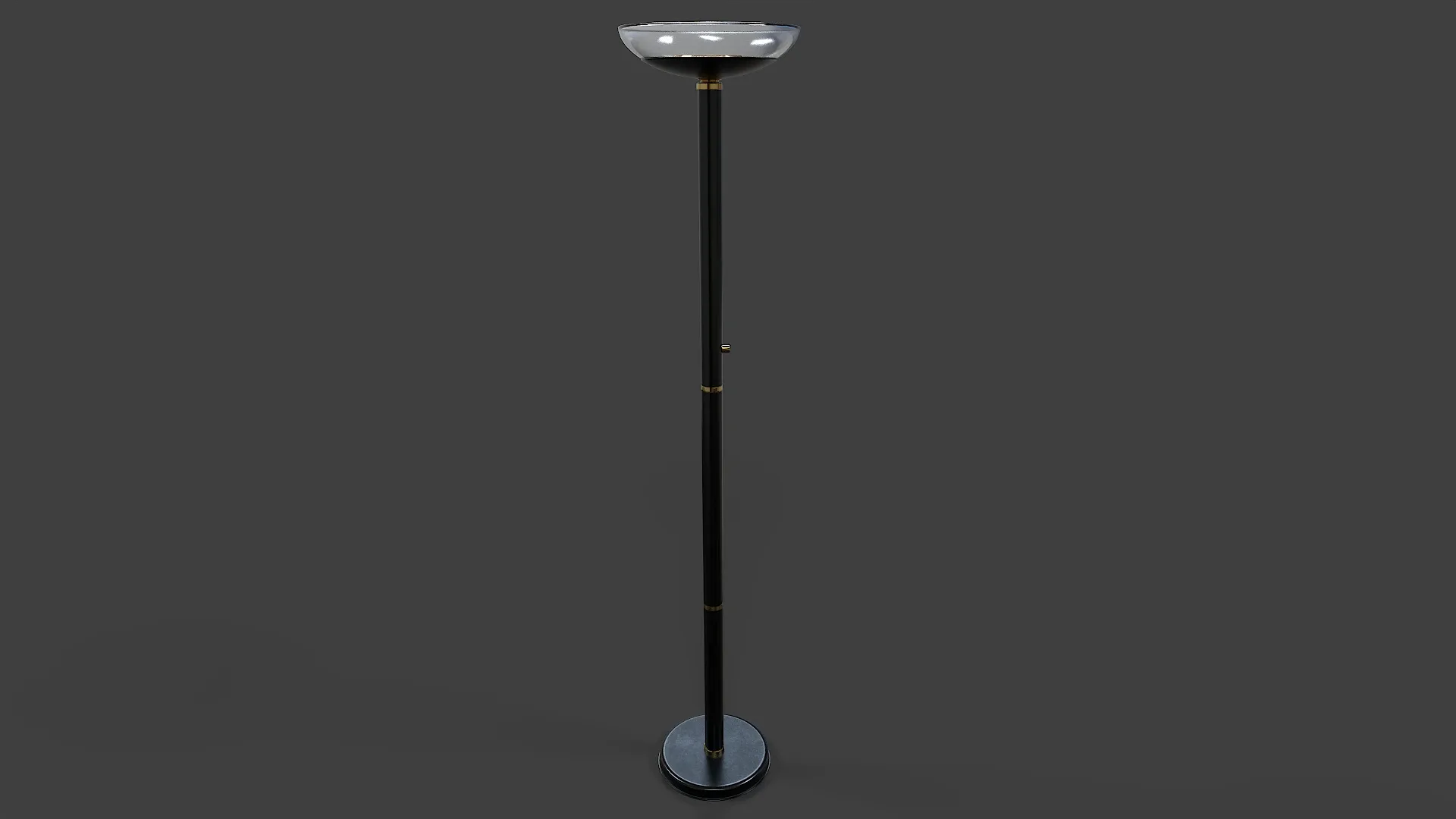 Torchiere Floor Lamp - Low Poly