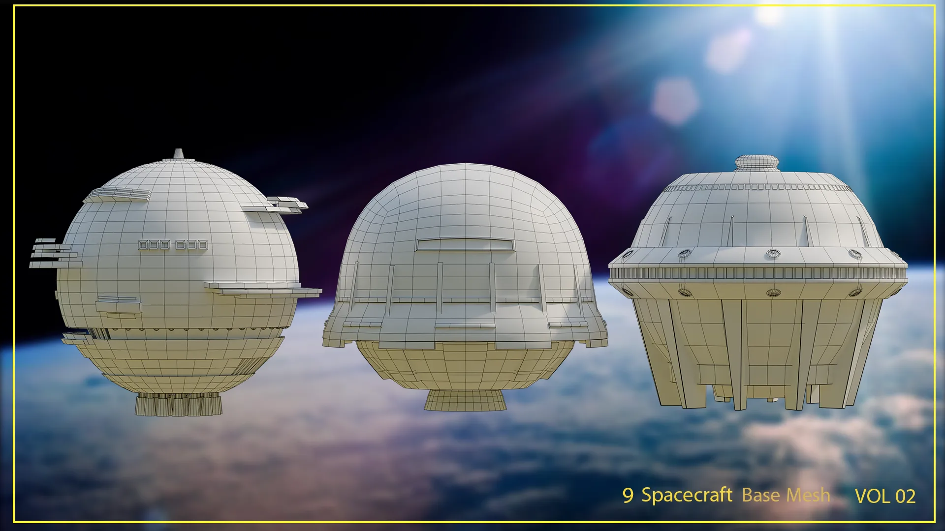 9 Spacecraft Base Mesh