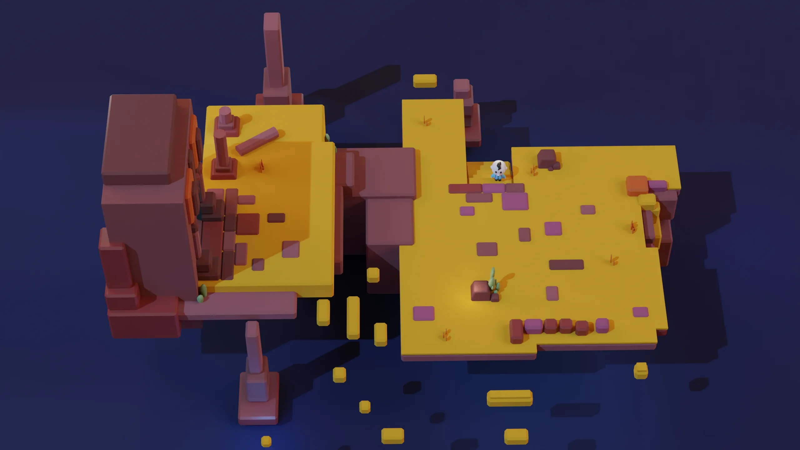 Low poly Desert Landscape Assets