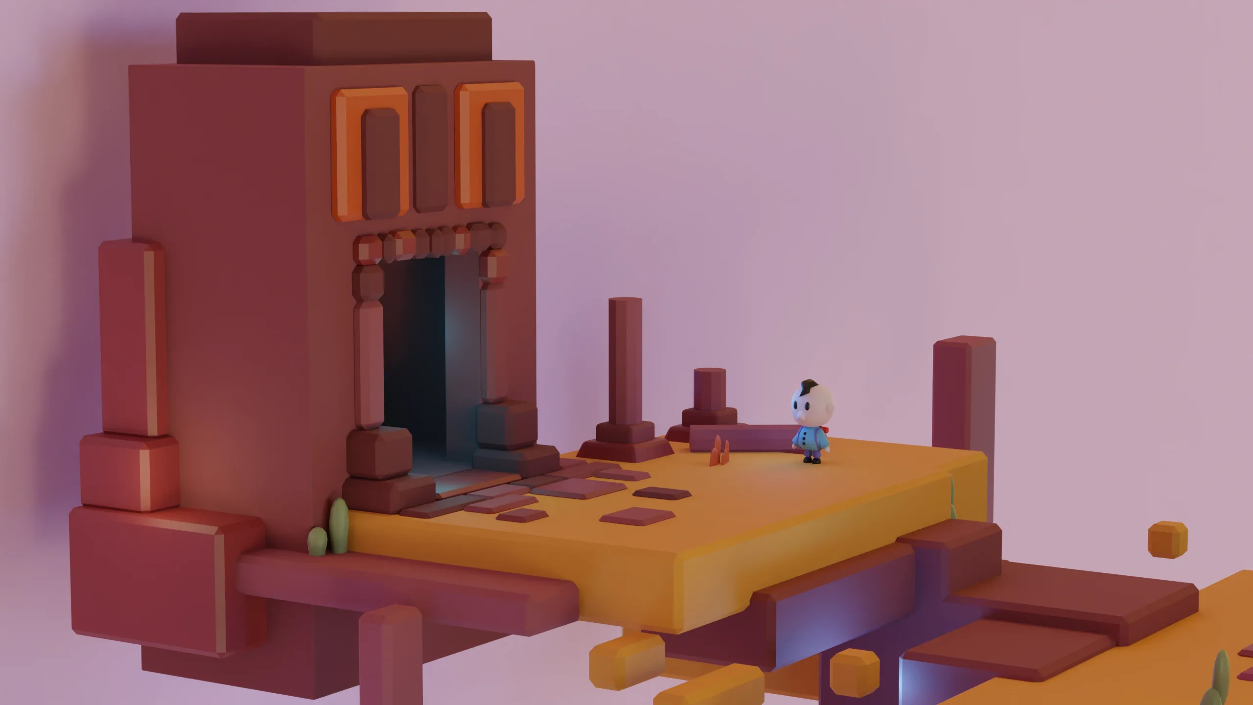 Low poly Desert Landscape Assets