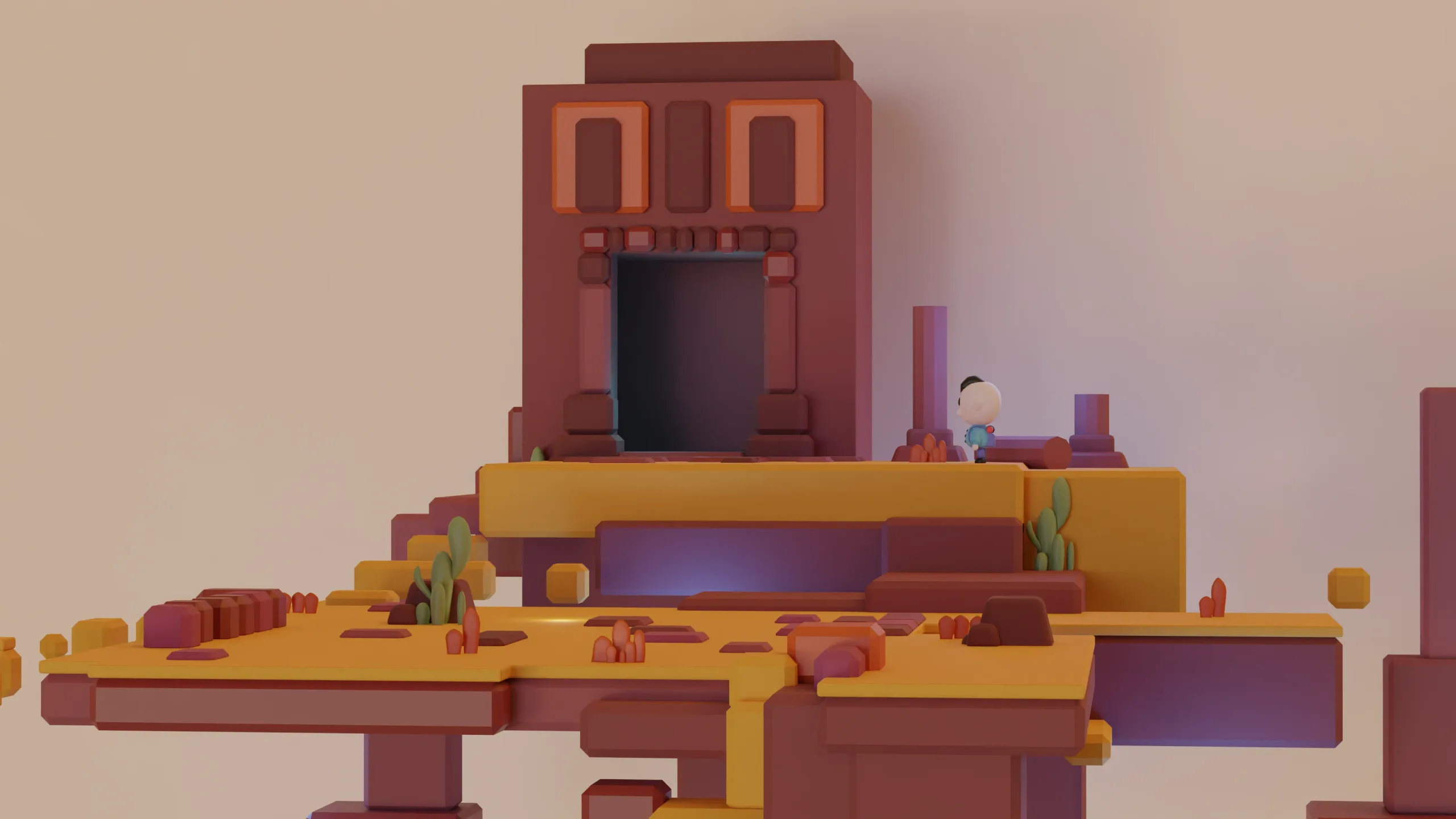 Low poly Desert Landscape Assets