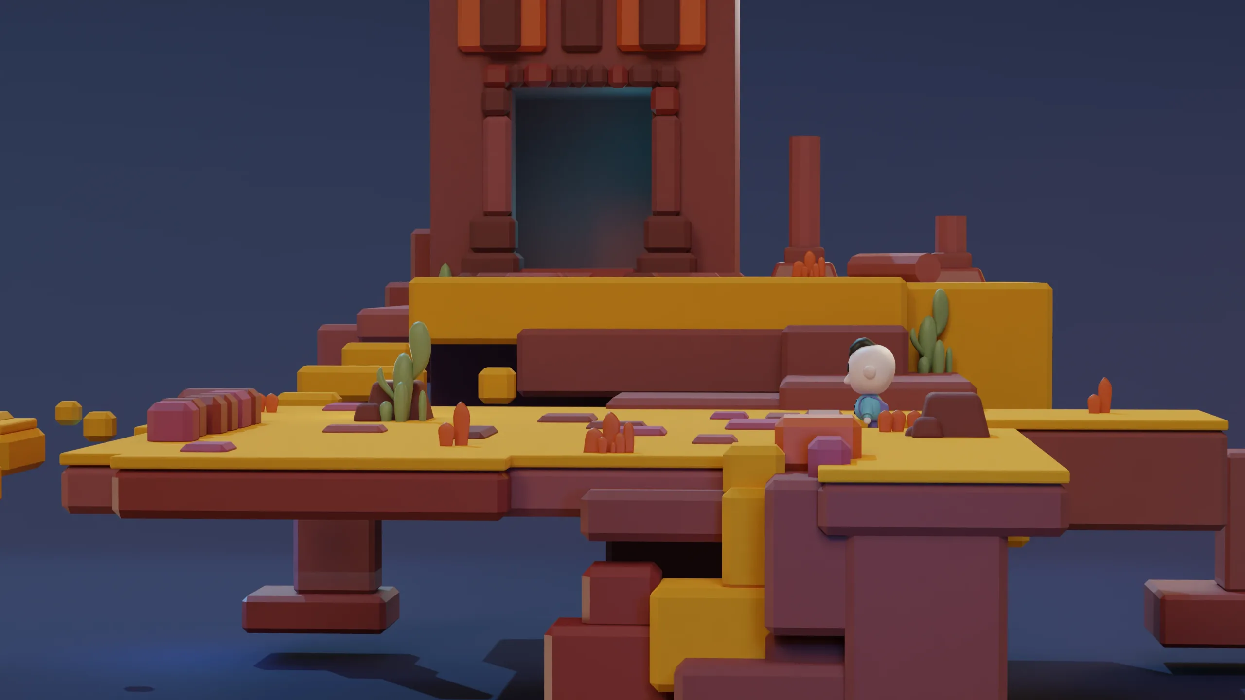 Low poly Desert Landscape Assets