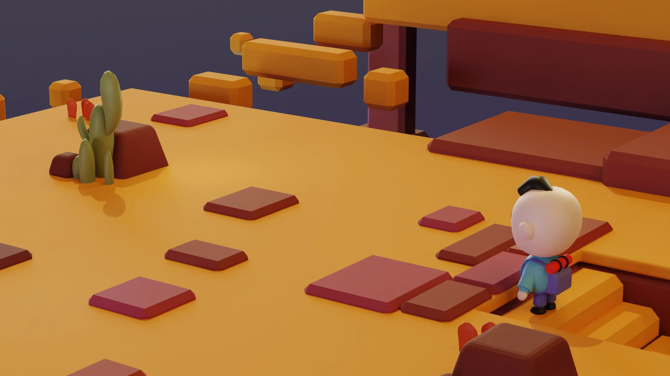 Low poly Desert Landscape Assets