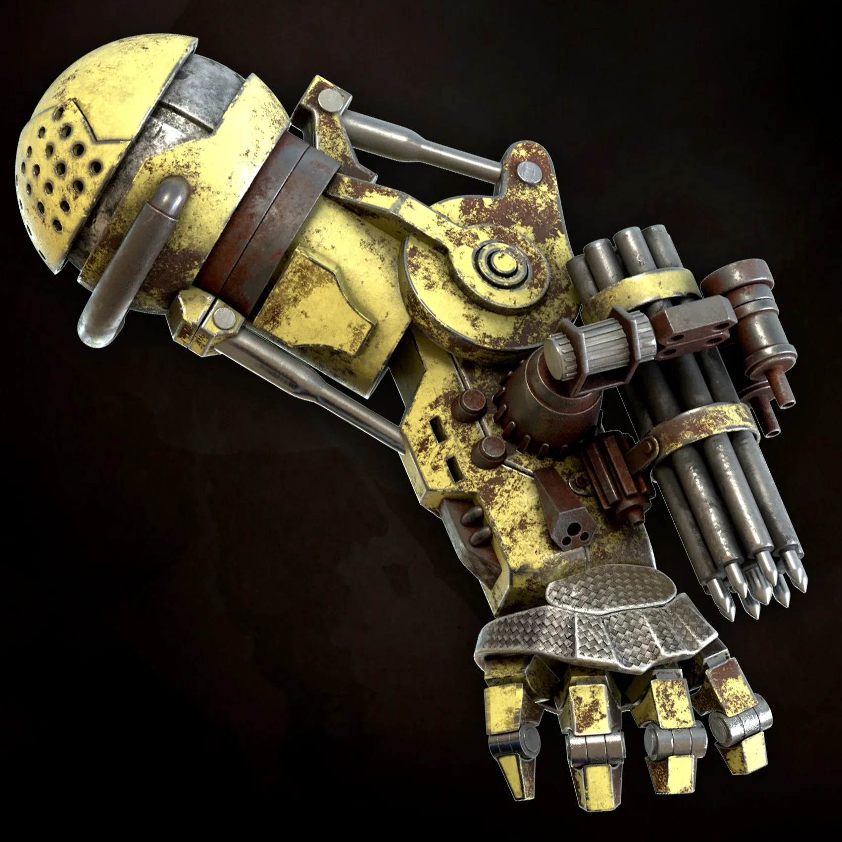 50 INDUSTRIAL HARD SURFACE ROBOT FlippedNormals