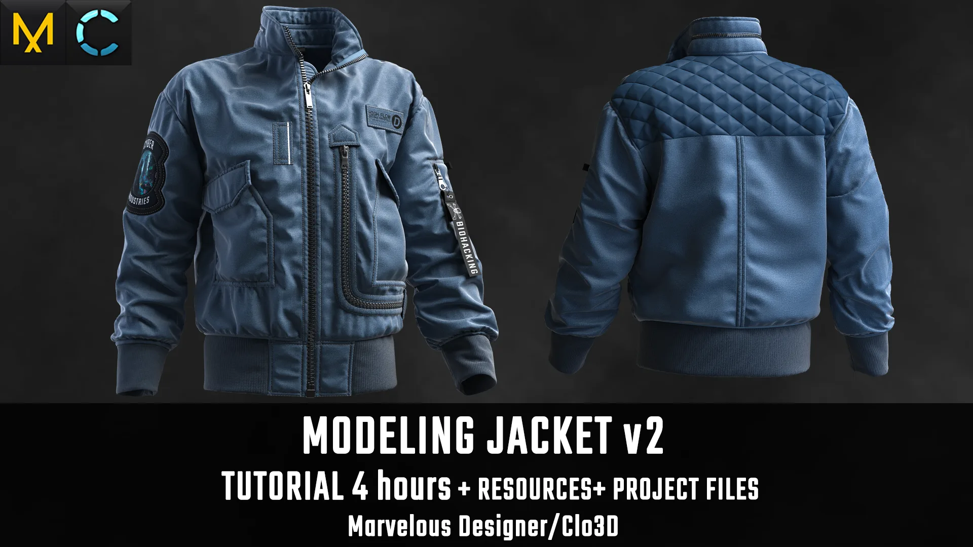 Tutorial MD/Clo3D - Jacket v2