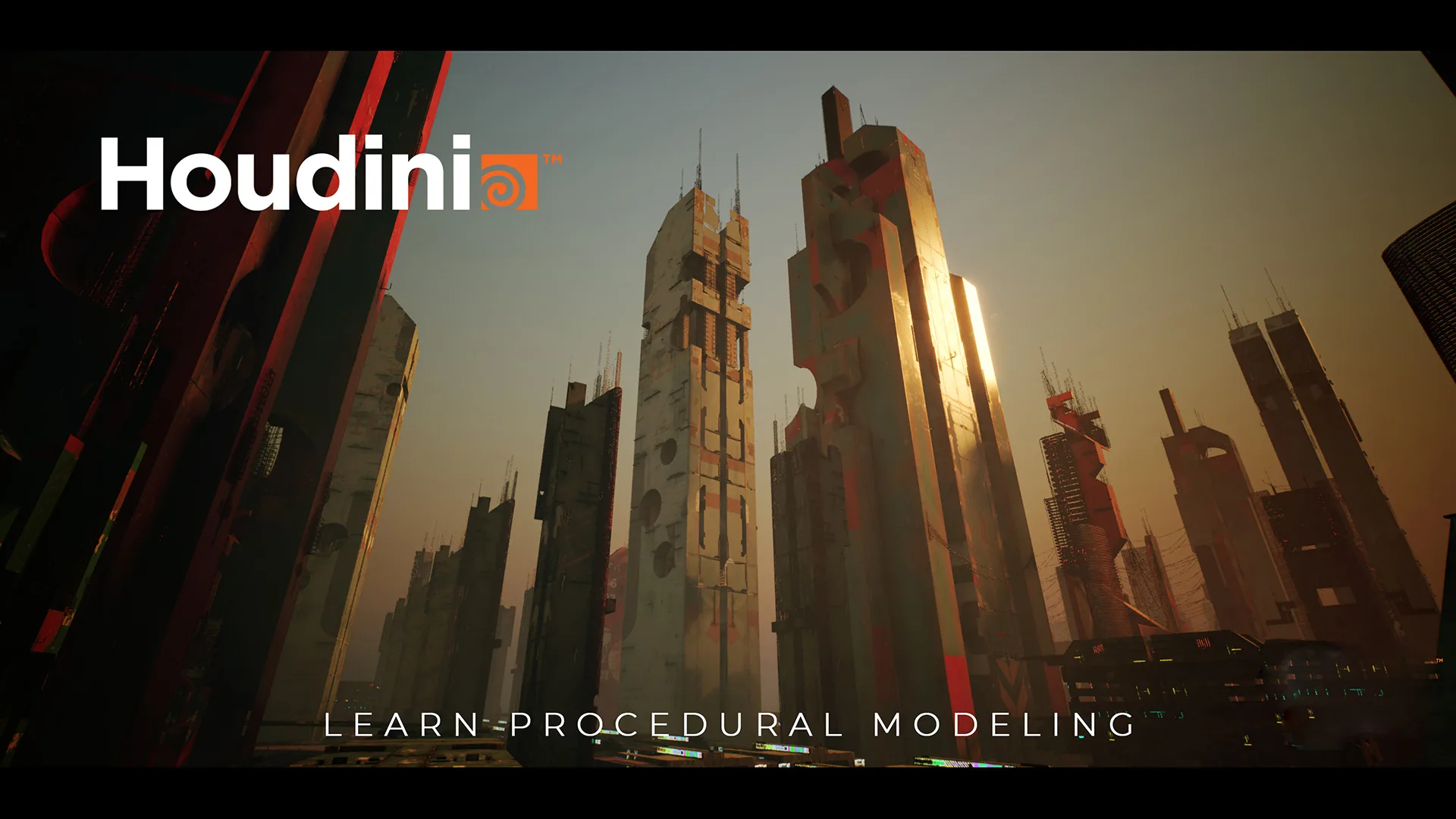 Houdini Tutorial Megastructure Generator [ Procedural Modeling ]