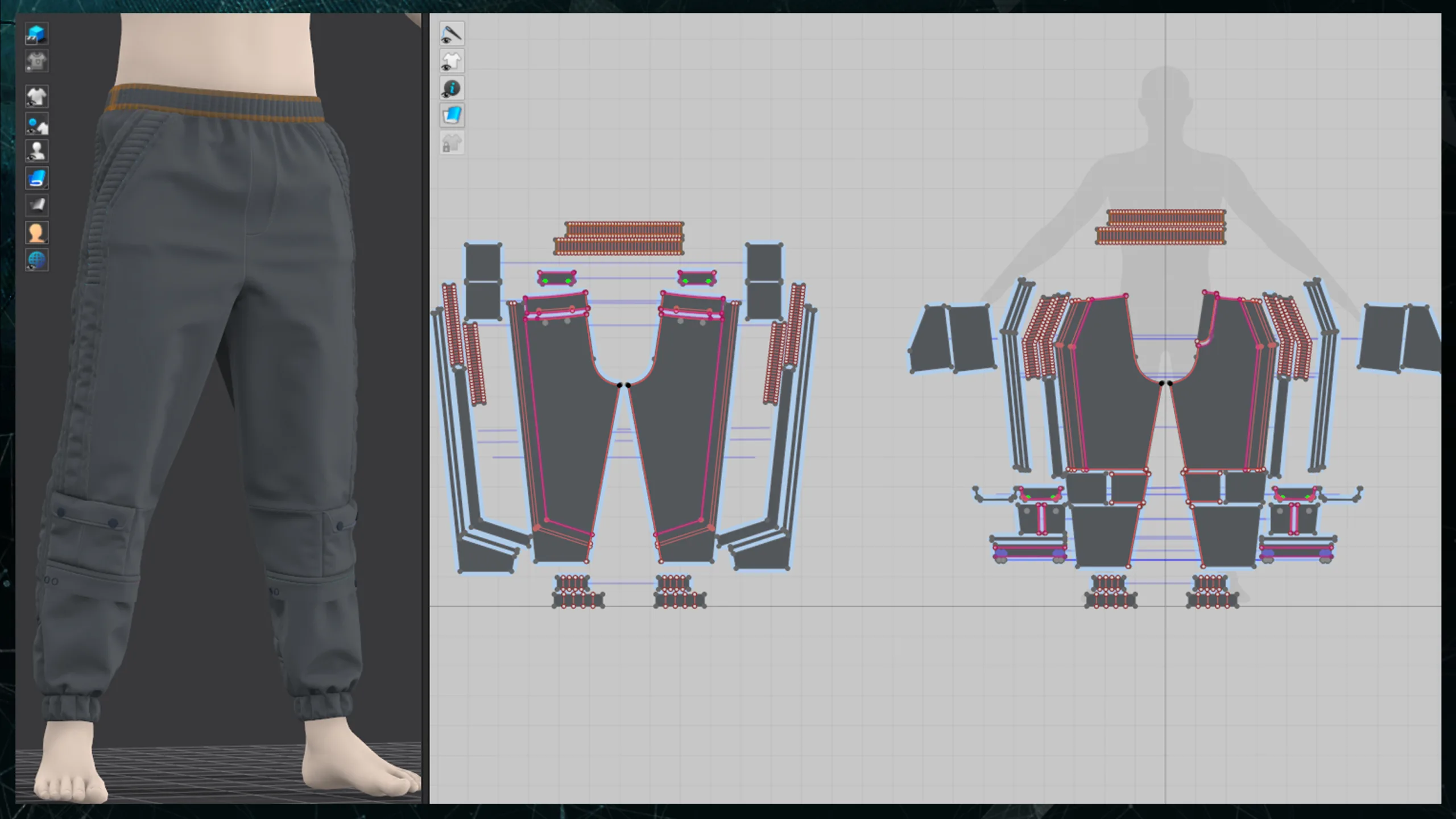 5 Male Cargo Pants_MD/CLO3D (zprj)+obj,fbx+Full creation proccess tutorial