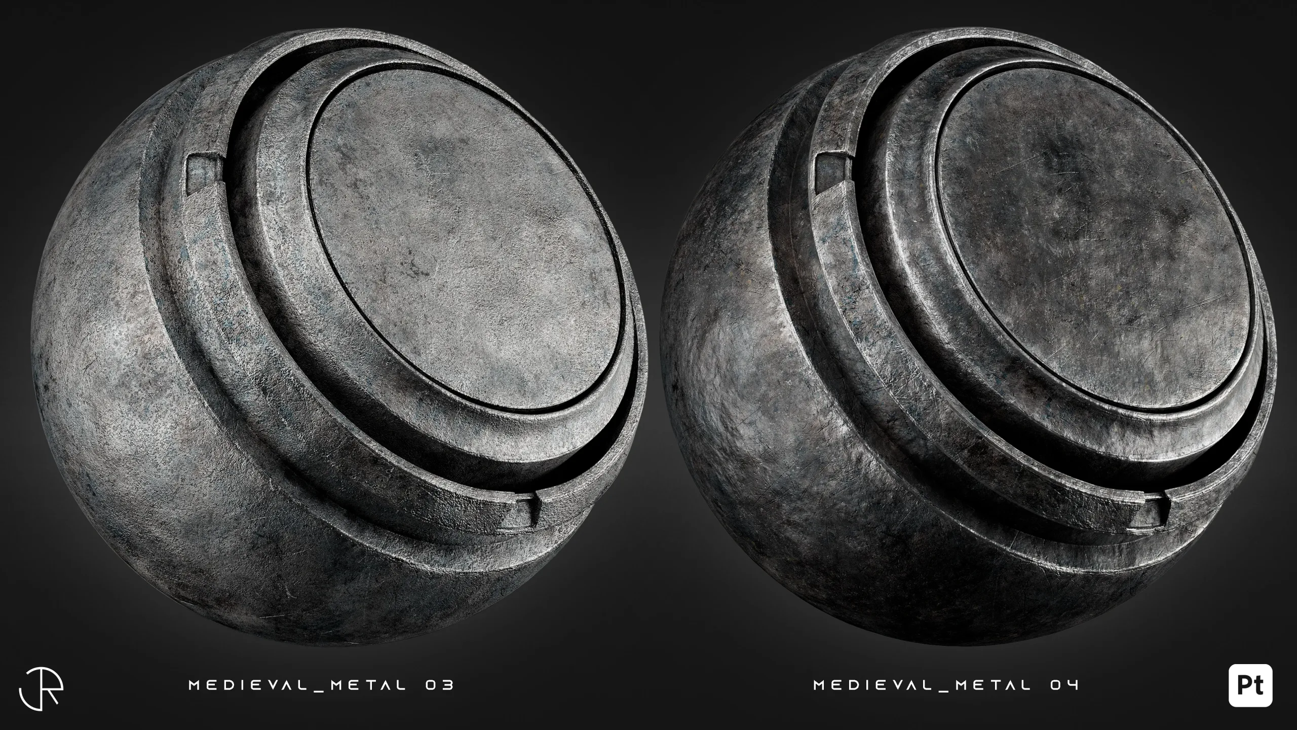 Medieval Wood & Metal Smart Materials for Substance 3D Painter