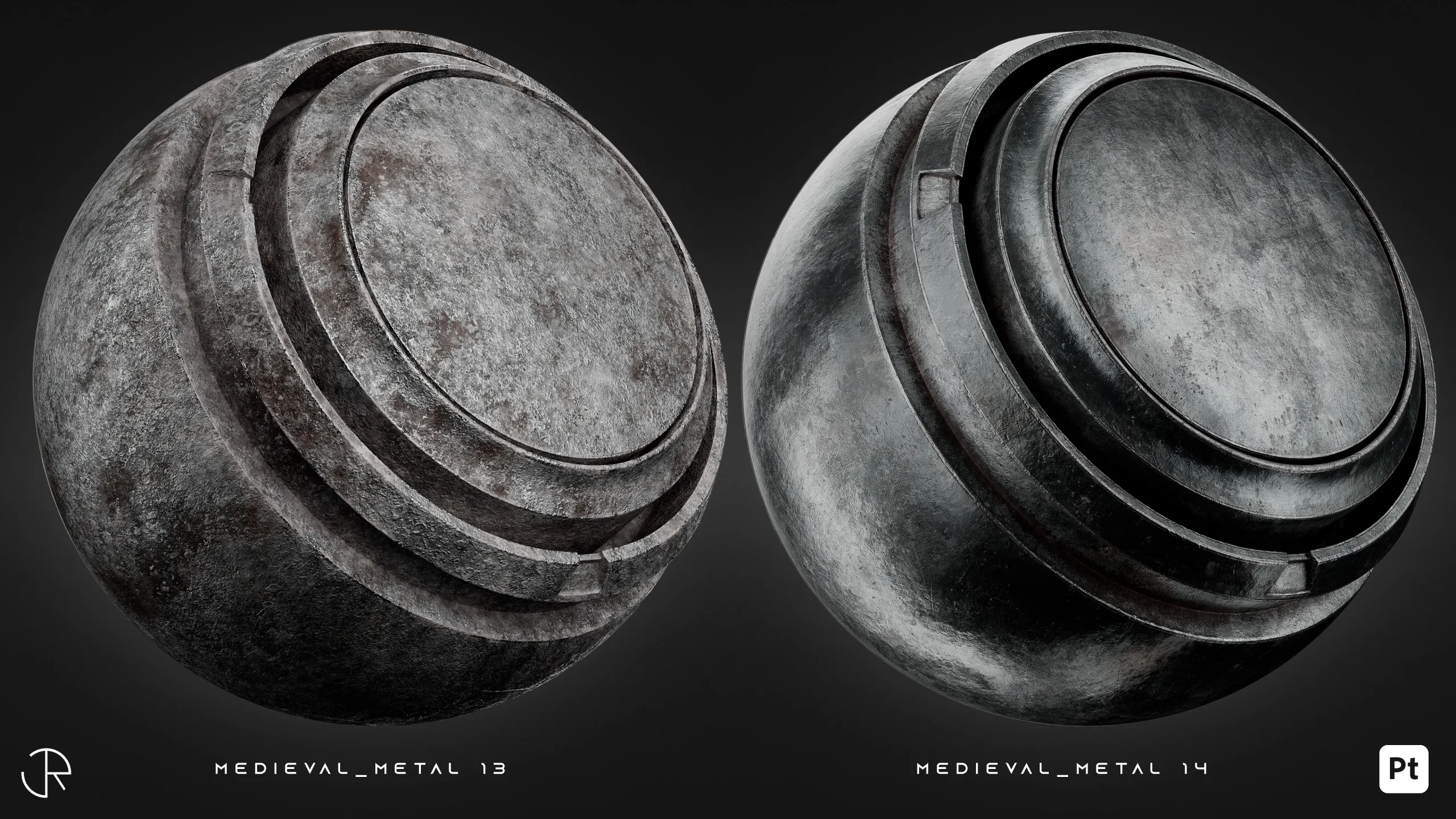 Medieval Wood & Metal Smart Materials for Substance 3D Painter