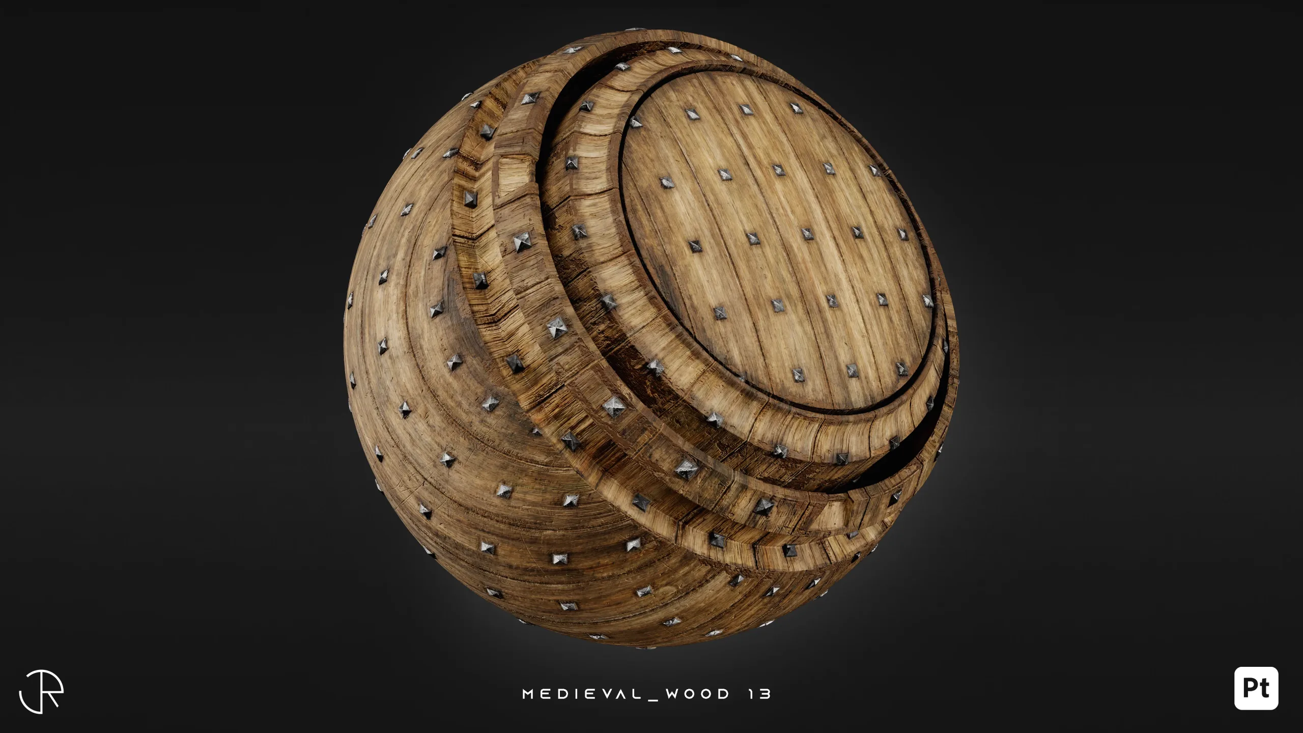 Medieval Wood & Metal Smart Materials for Substance 3D Painter