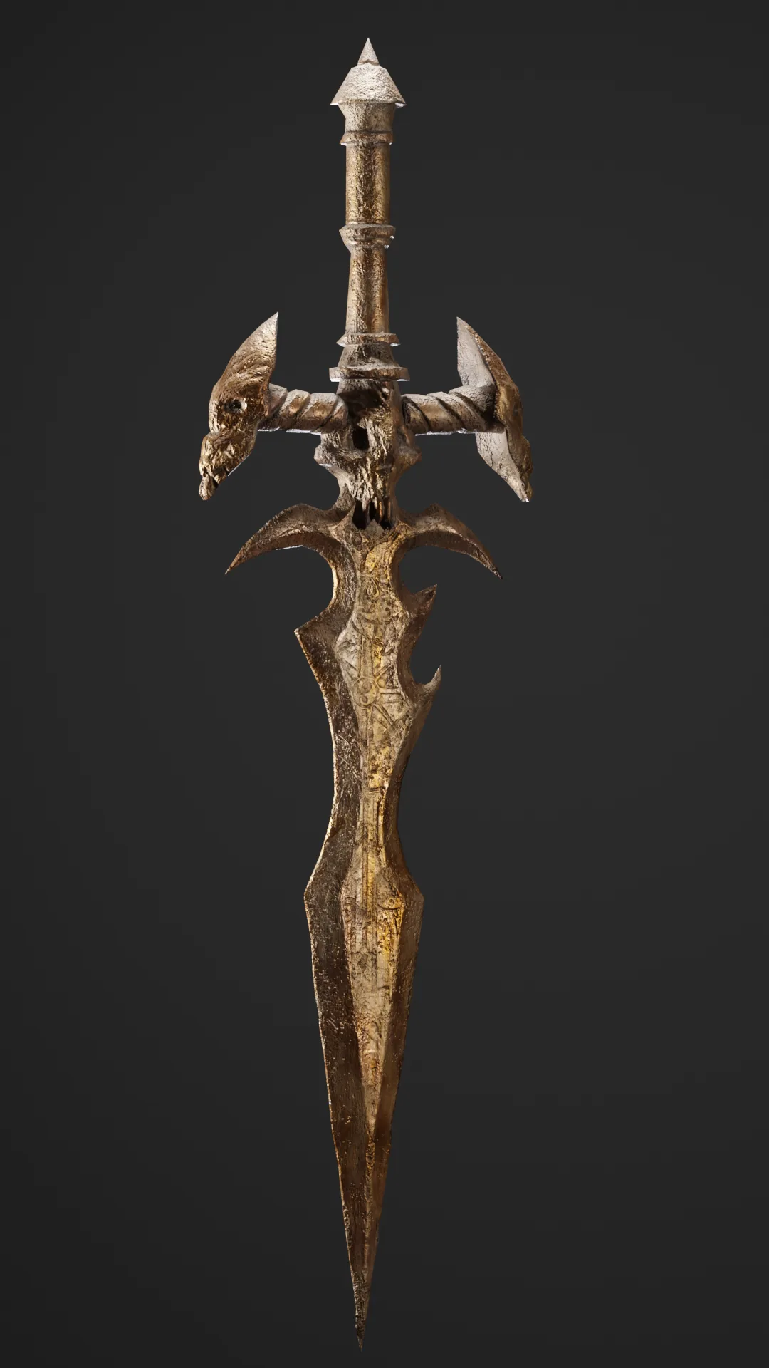 sword skull collection 3 model Game assets