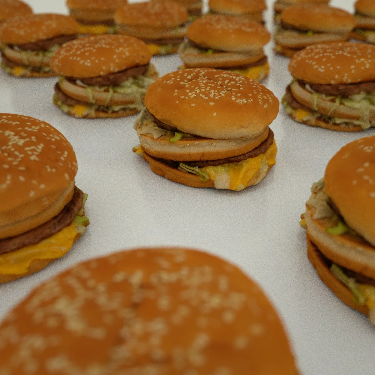 3D Scanned Hamburger