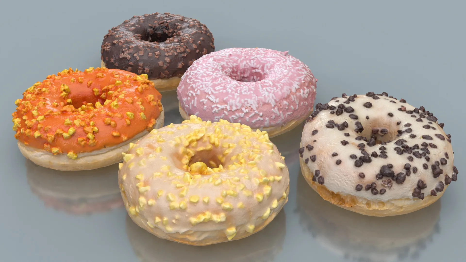 3D Scanned Donut Collection