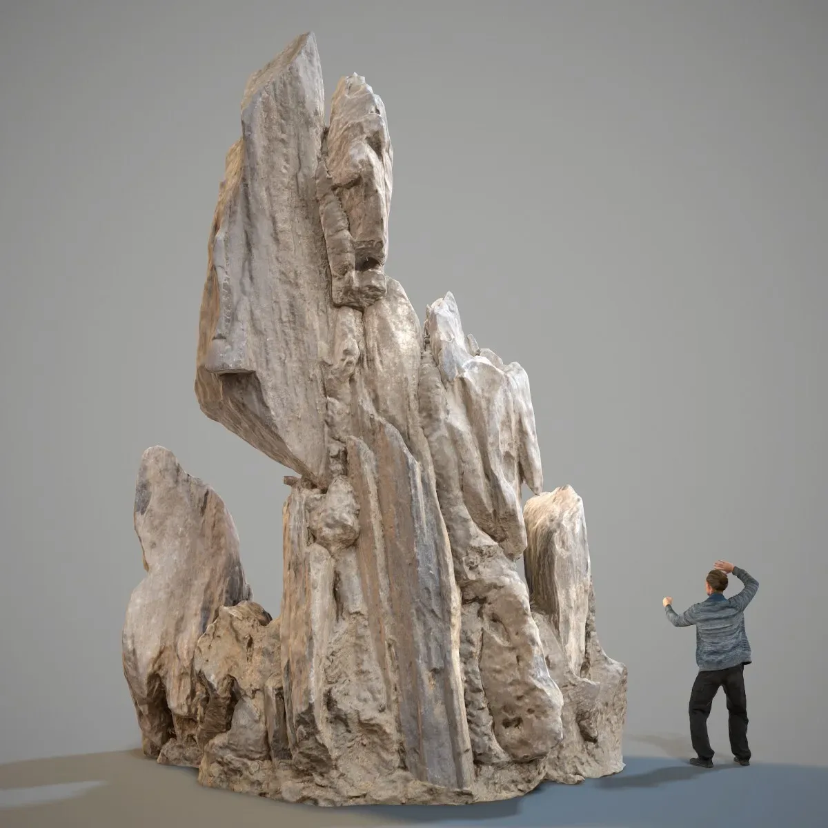 3D Scanned Spiky Rock Collection