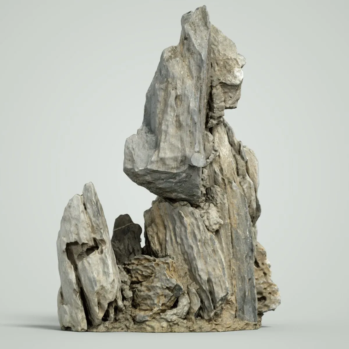 3D Scanned Spiky Rock Collection