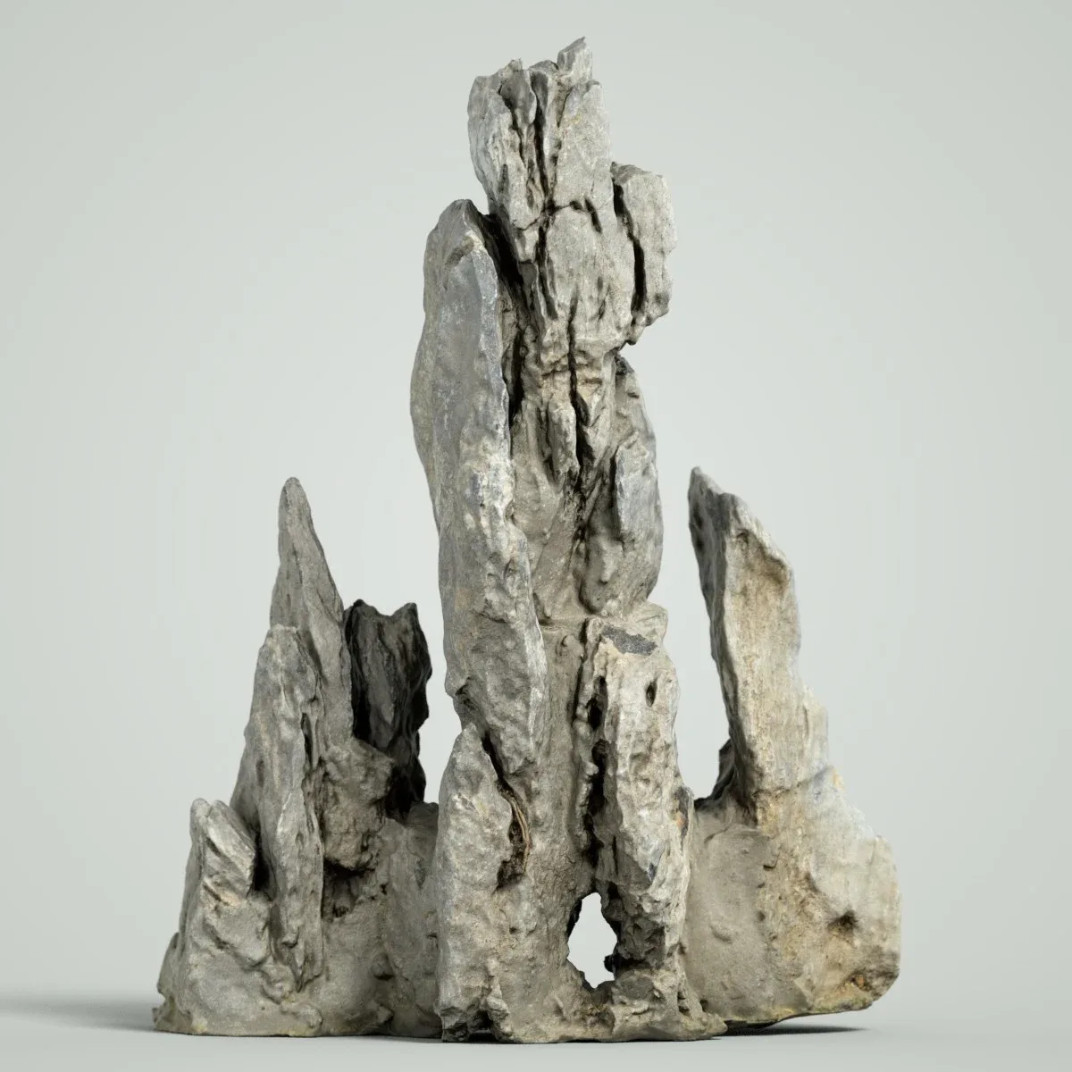 3D Scanned Spiky Rock Collection