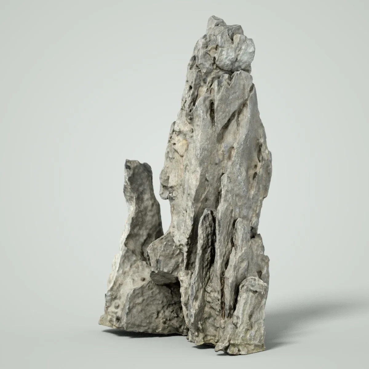 3D Scanned Spiky Rock Collection