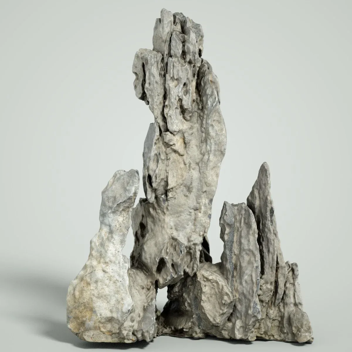 3D Scanned Spiky Rock Collection