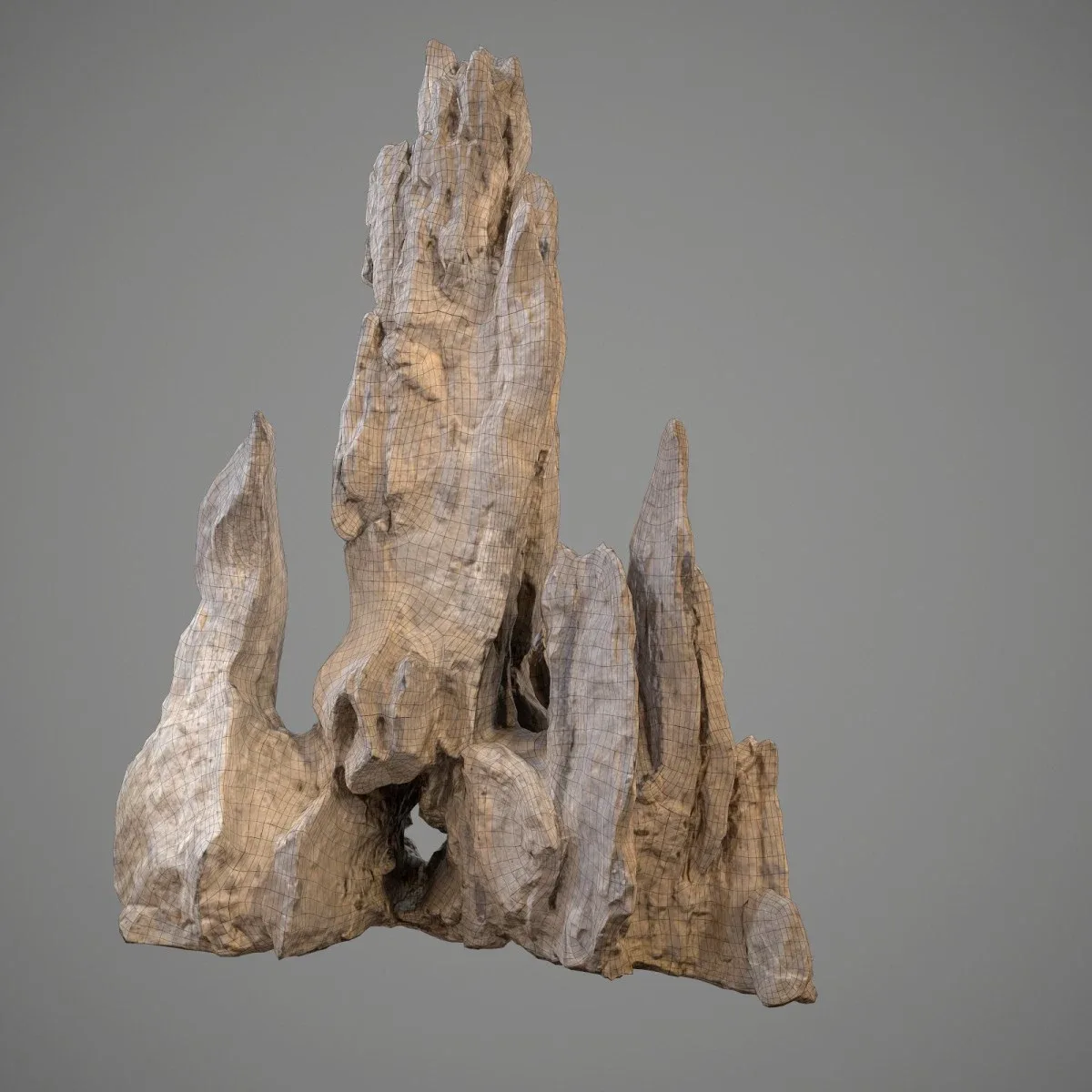 3D Scanned Spiky Rock Collection