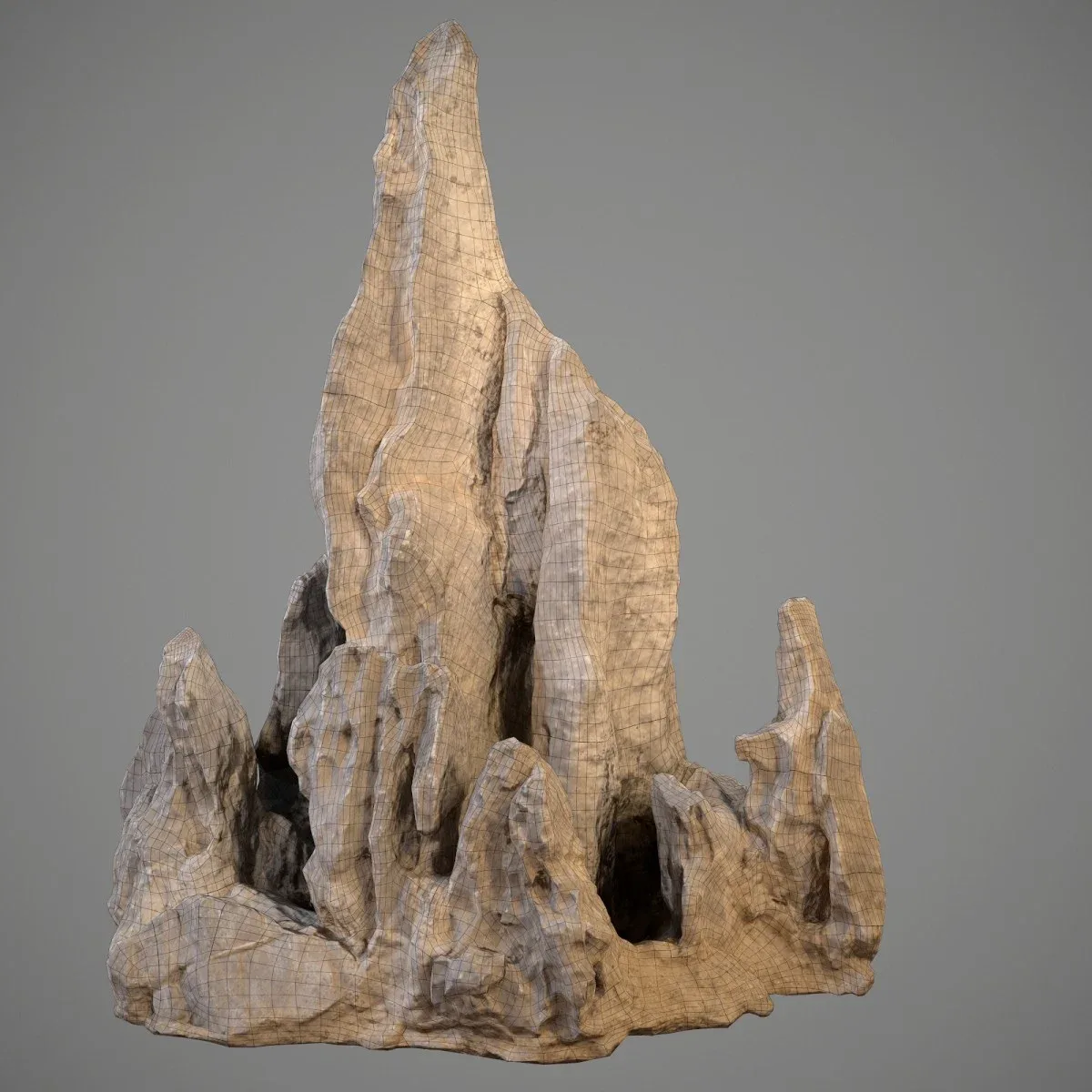 3D Scanned Spiky Rock Collection