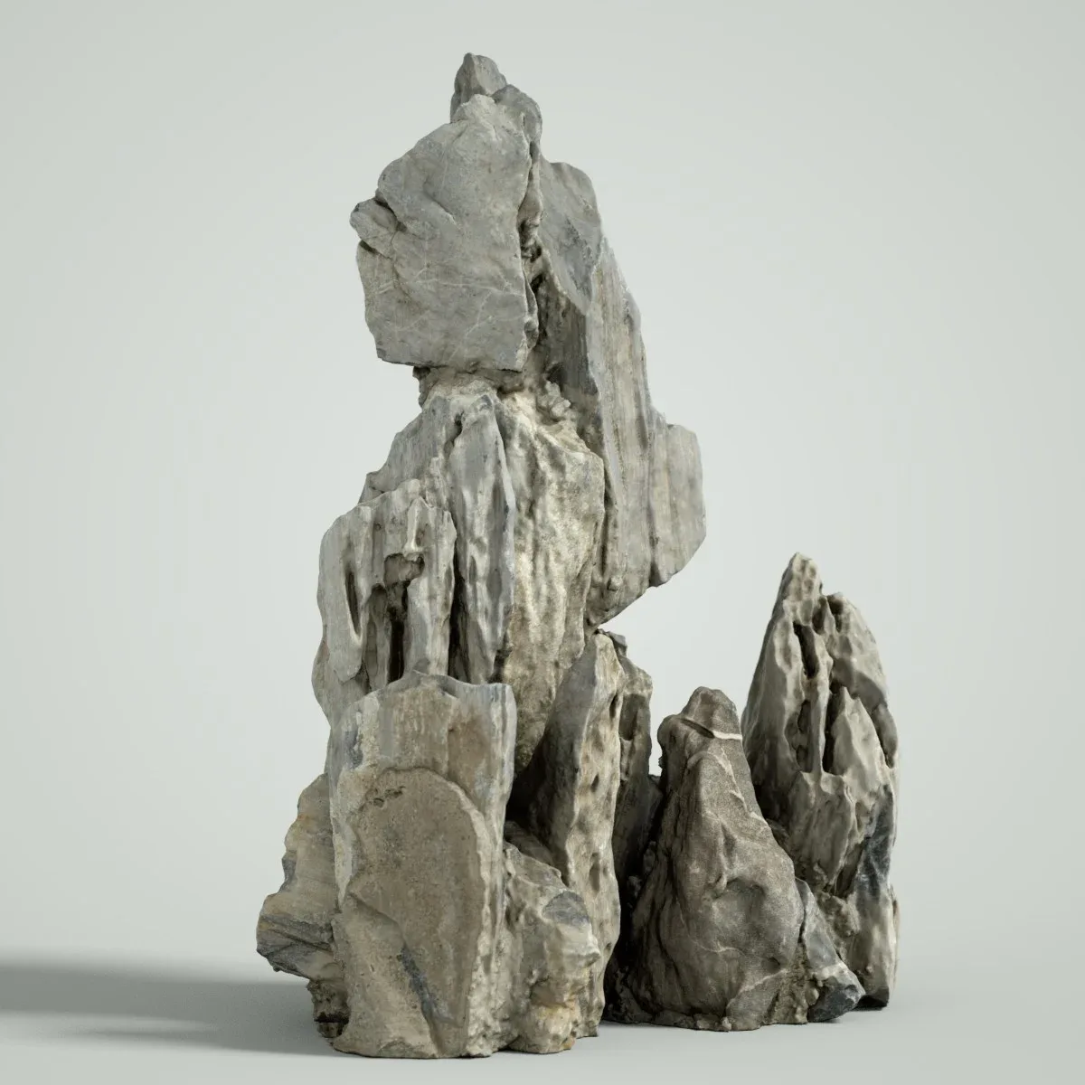 3D Scanned Spiky Rock Collection