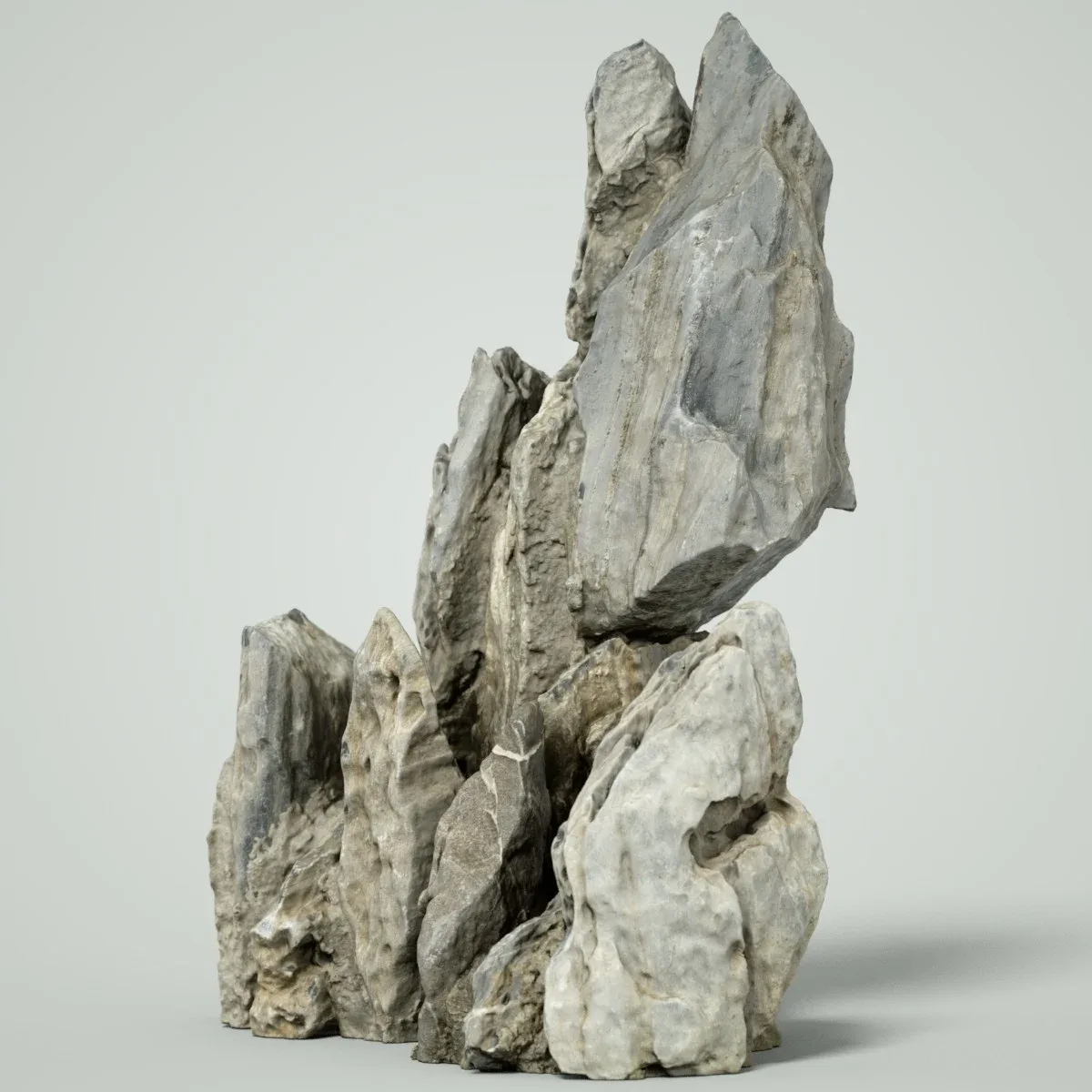 3D Scanned Spiky Rock Collection