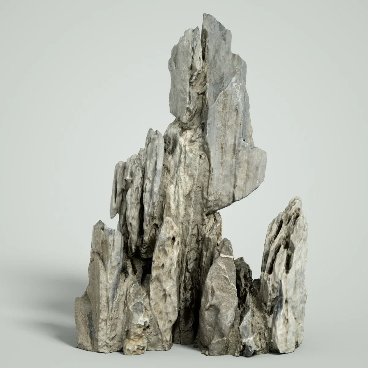 3D Scanned Spiky Rock Collection