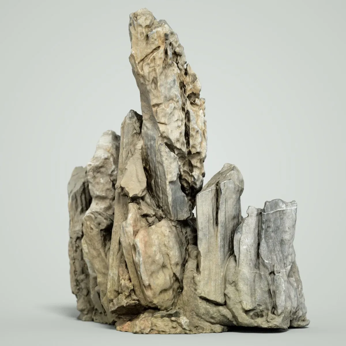 3D Scanned Spiky Rock Collection