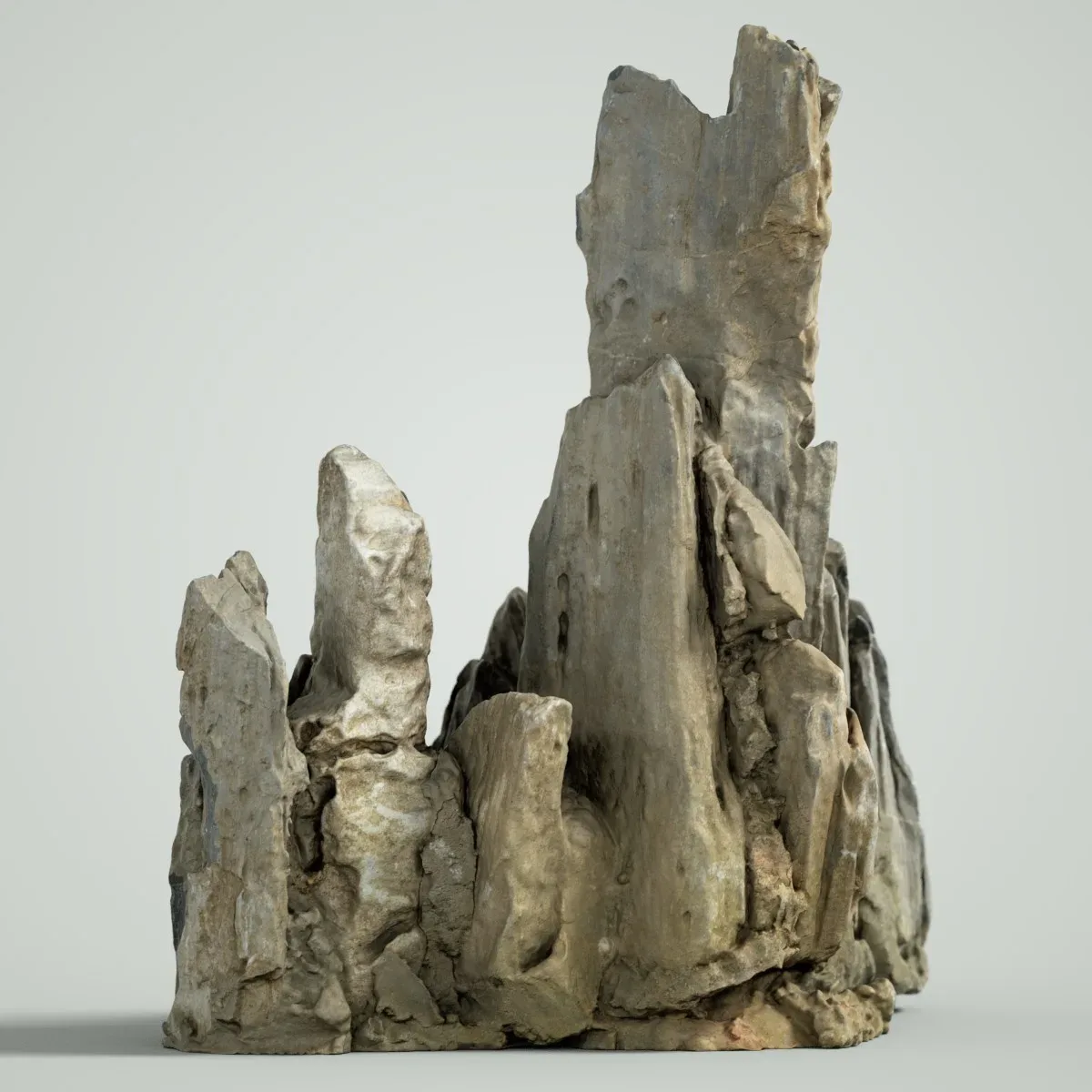 3D Scanned Spiky Rock Collection