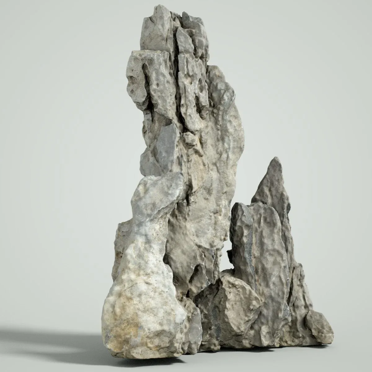 3D Scanned Spiky Rock Collection