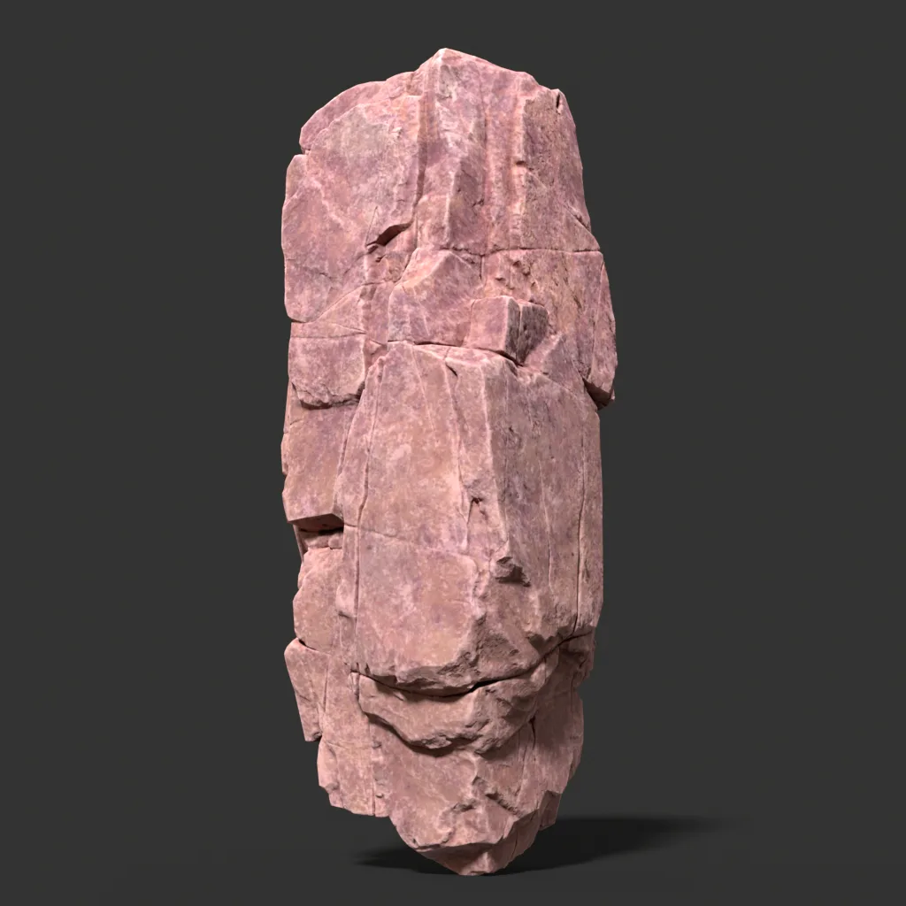 Low poly Desert Modular Rock 230426