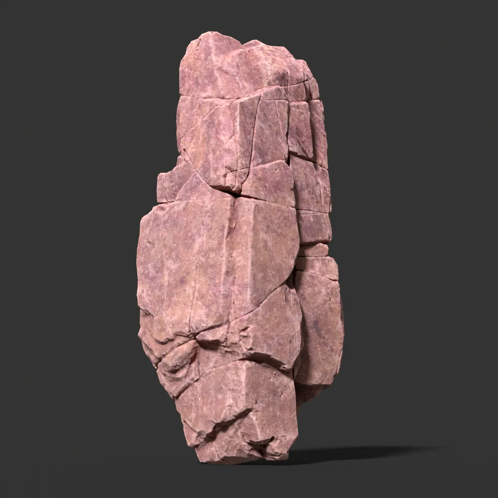 Low poly Desert Modular Rock 230426