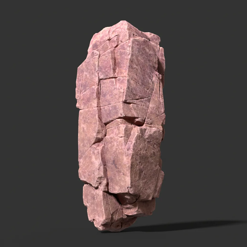 Low poly Desert Modular Rock 230426