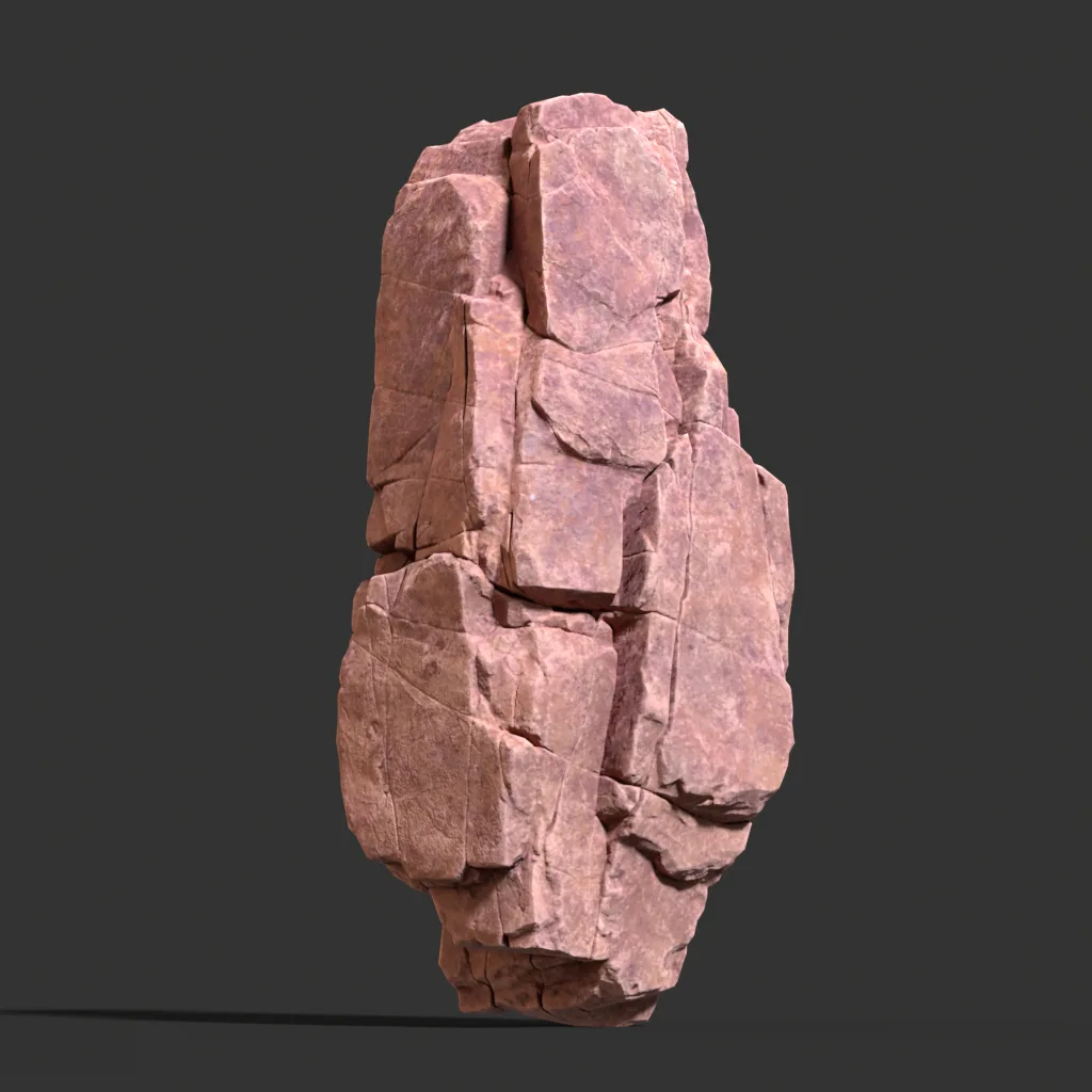 Low poly Desert Modular Rock 230426