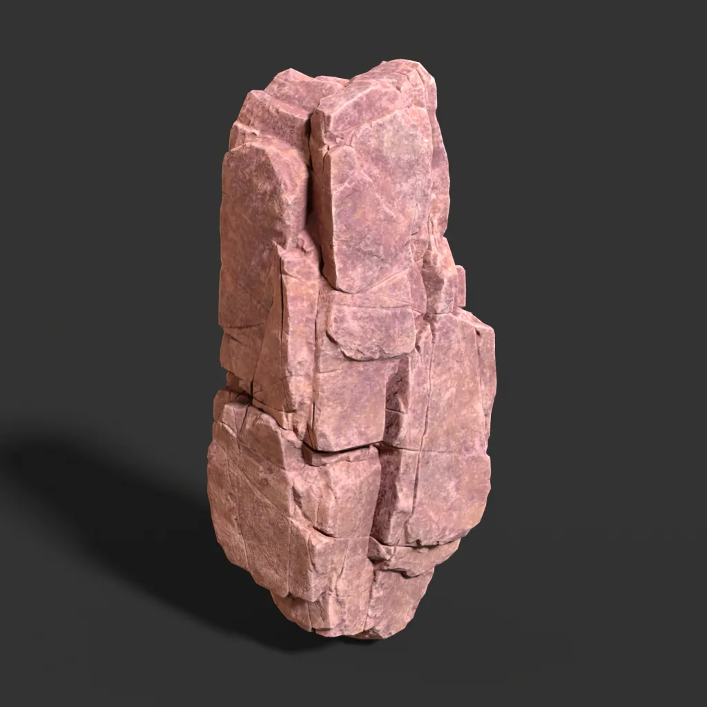 Low poly Desert Modular Rock 230426