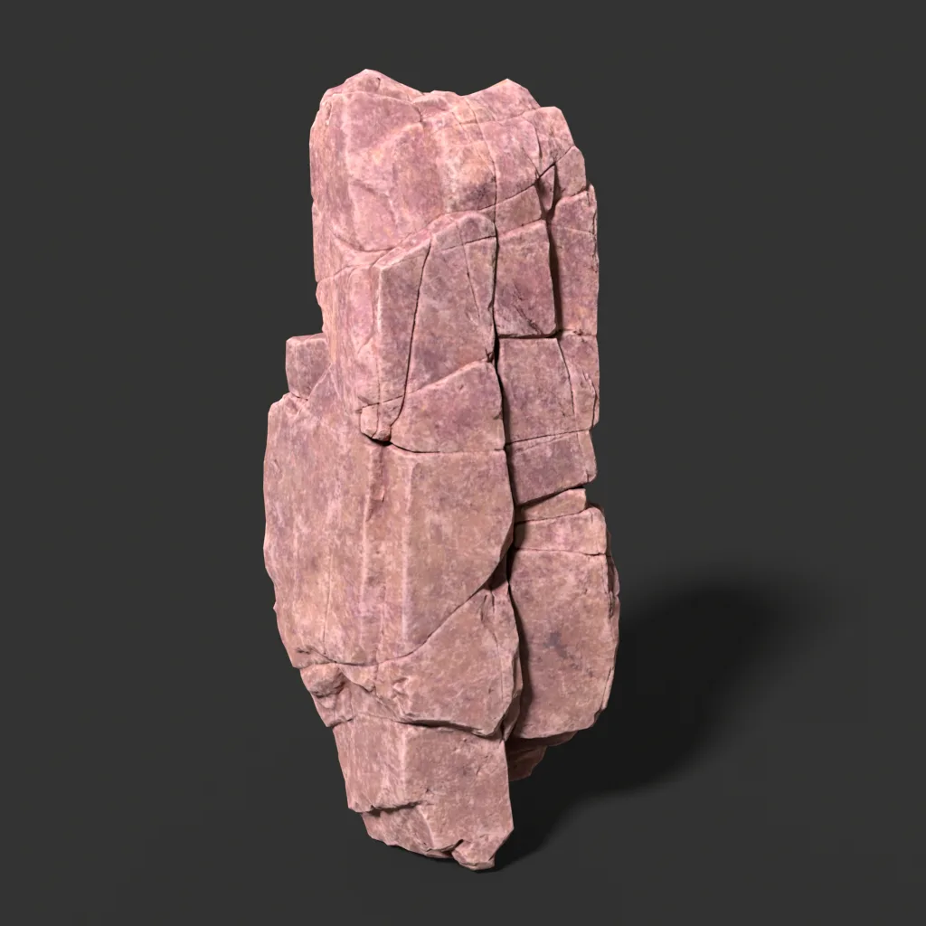 Low poly Desert Modular Rock 230426