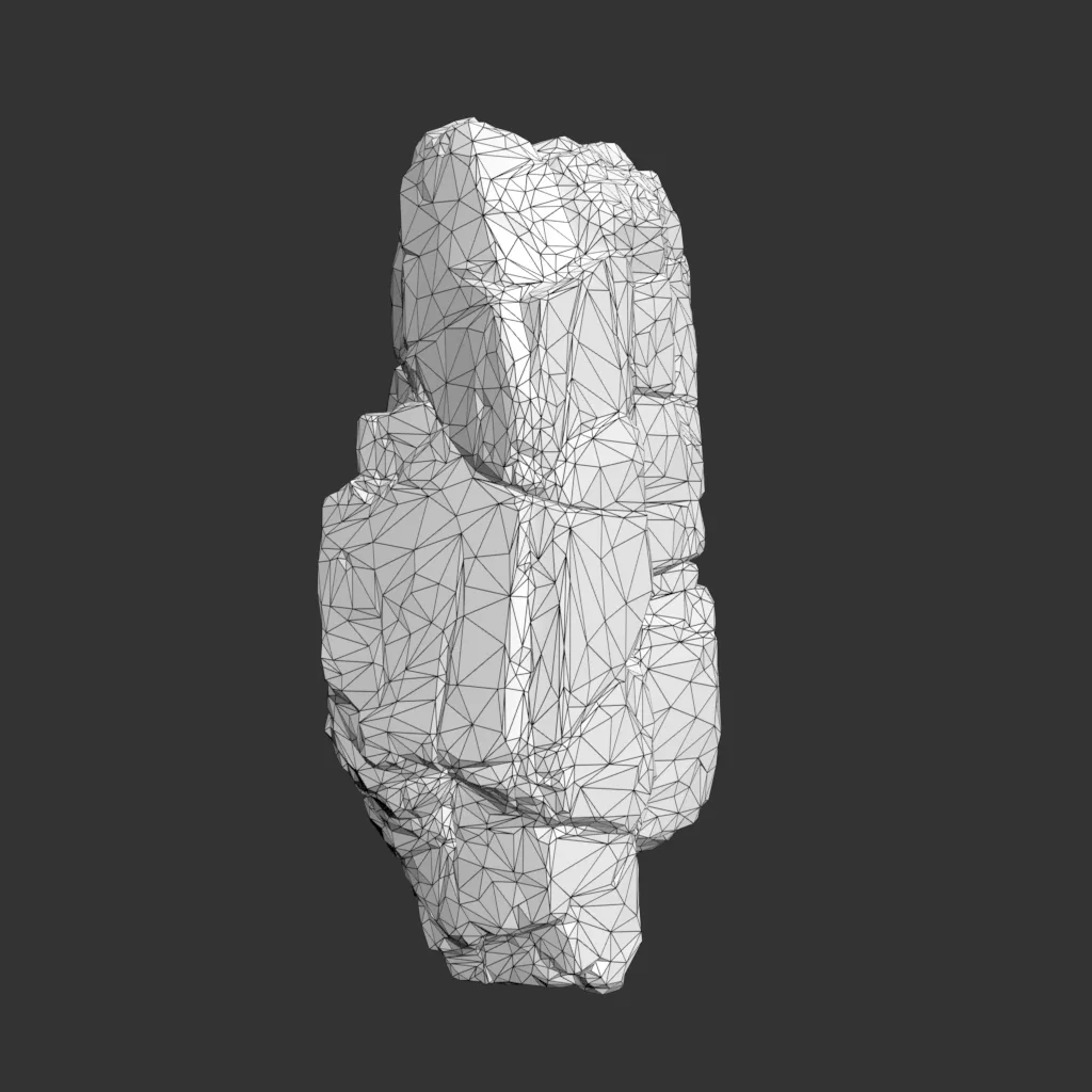 Low poly Desert Modular Rock 230426