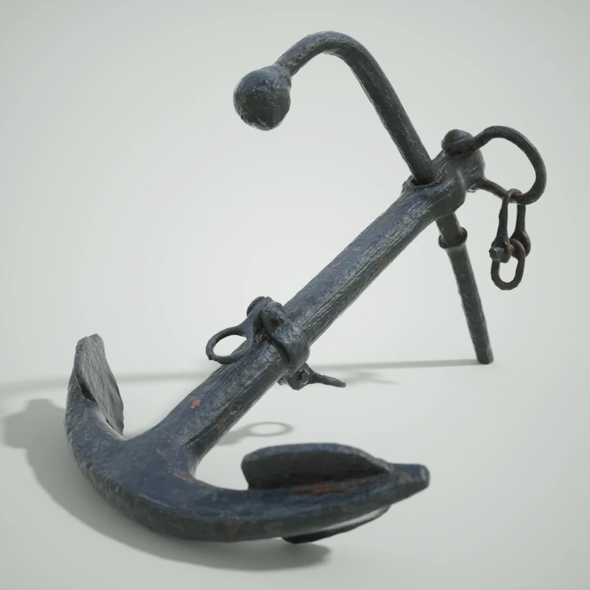 3D Scanned Small Boat Anchor