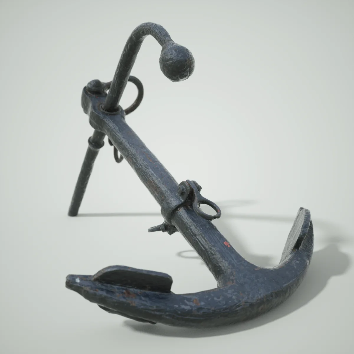 3D Scanned Small Boat Anchor