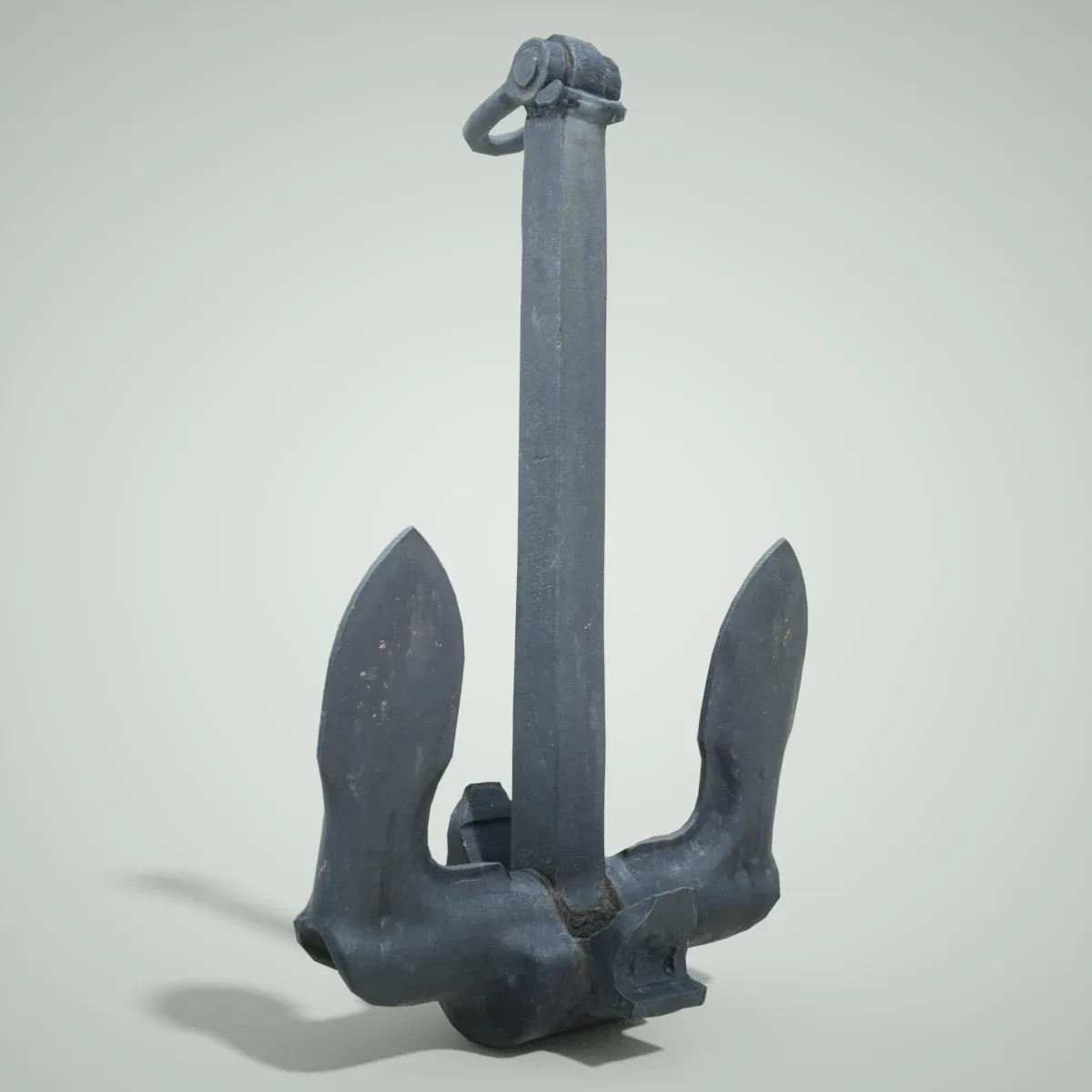 3D Scanned Large Boat Anchor