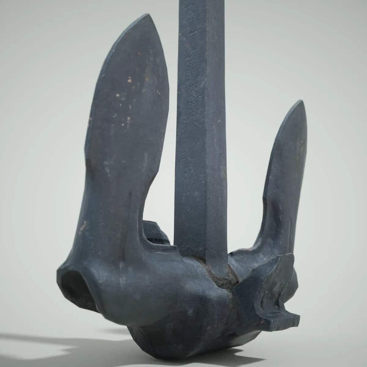 3D Scanned Large Boat Anchor