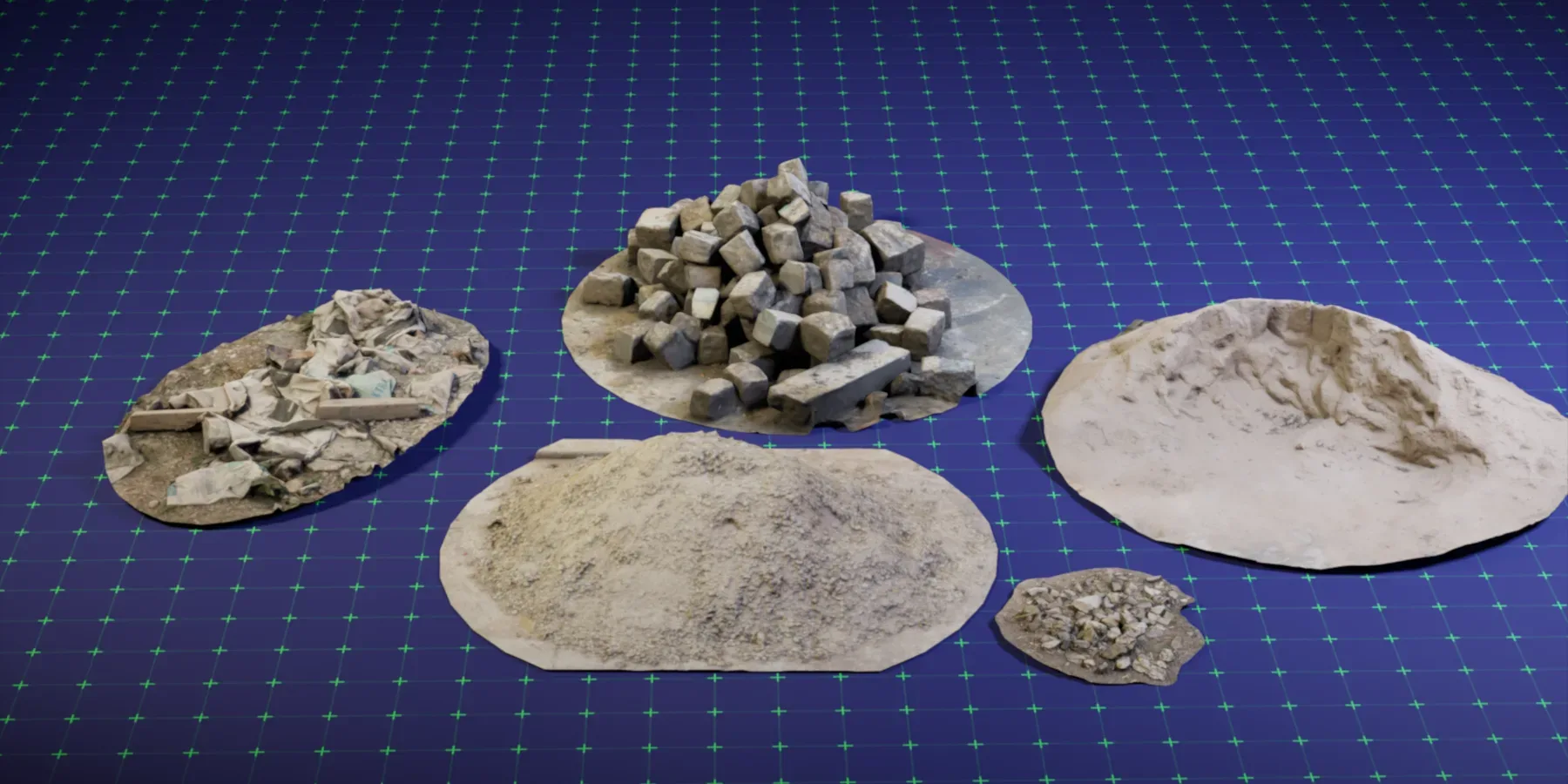 Roadwork Ahead / Achtung Baustelle / 3D Asset Pack / V1.0