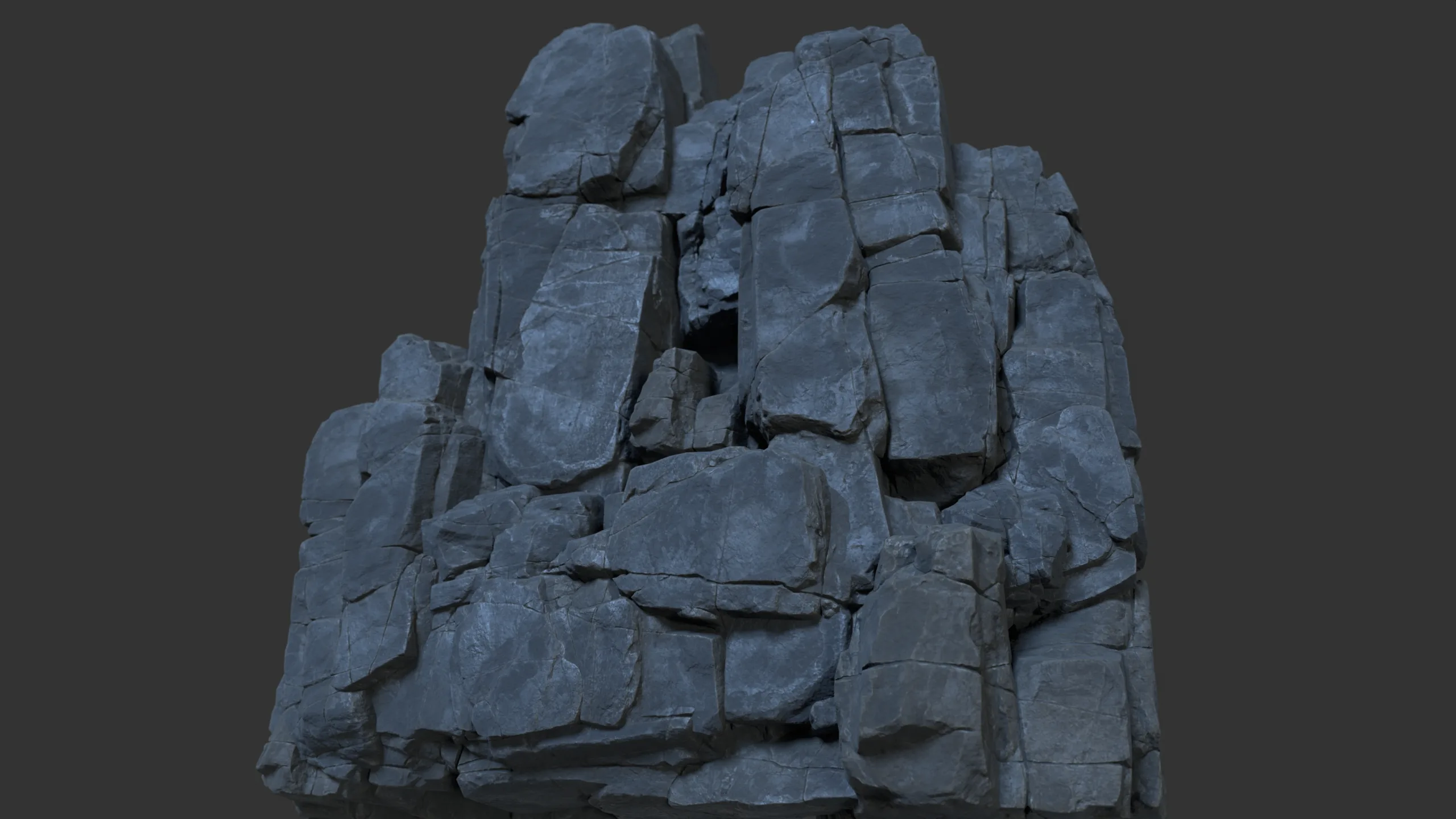 Low poly Desert Modular Rock 230426