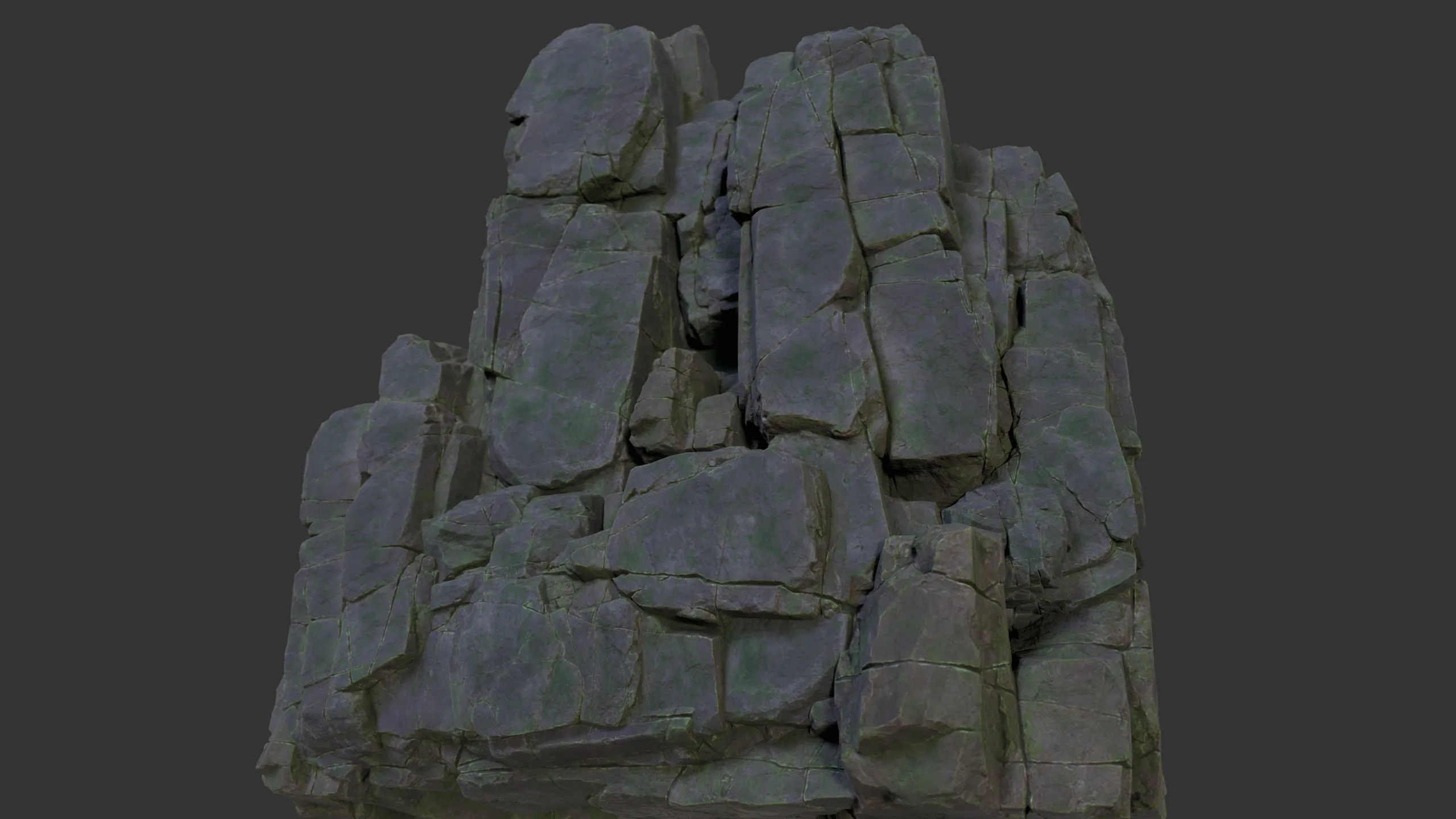 Low poly Desert Modular Rock 230426