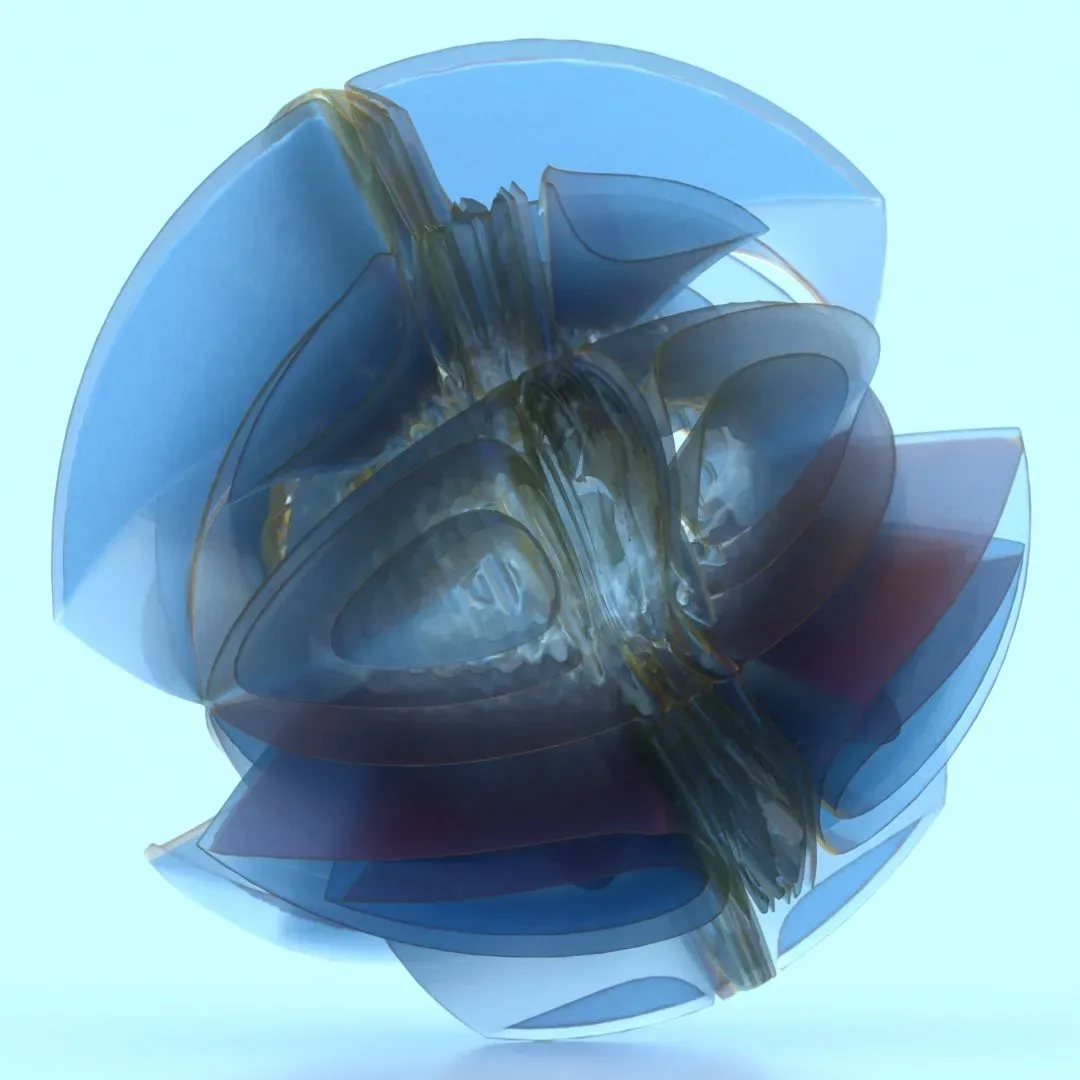 9 Abstract Glass Shapes