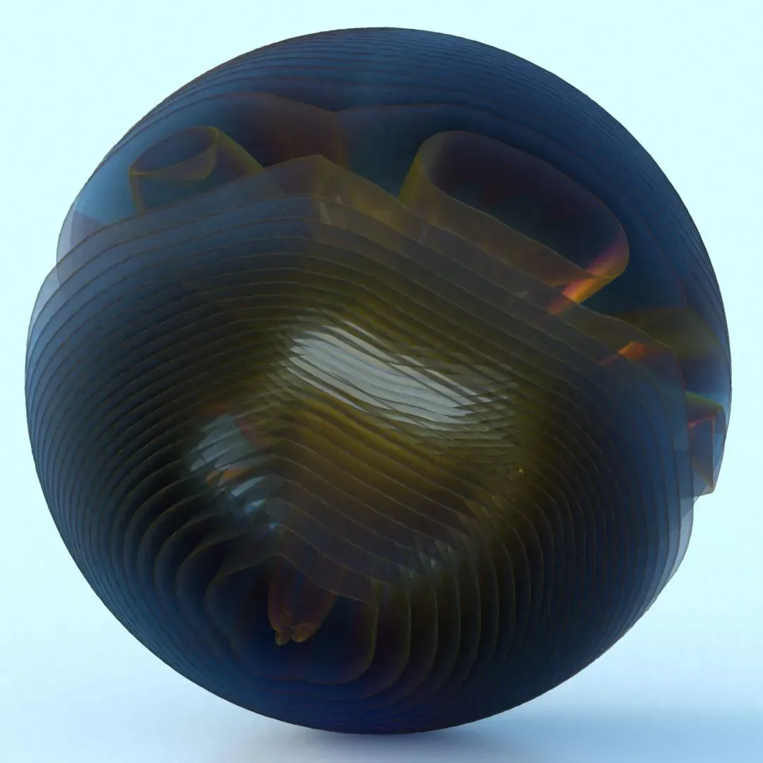 9 Abstract Glass Shapes