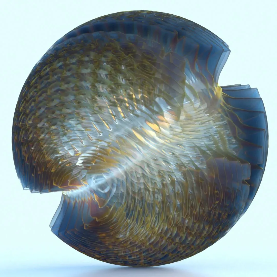 9 Abstract Glass Shapes